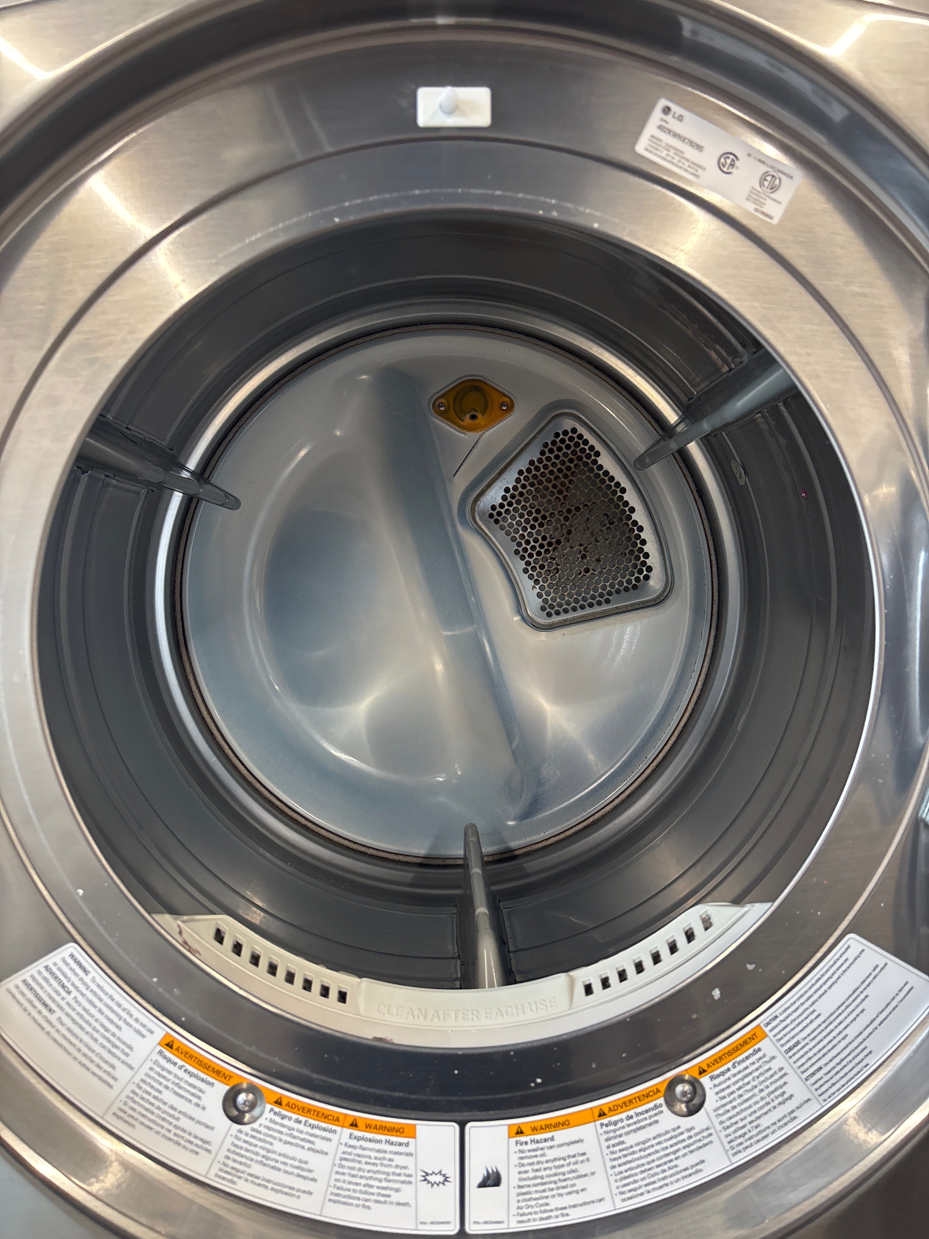 LG 27” Front load dryer - DLEX3470V