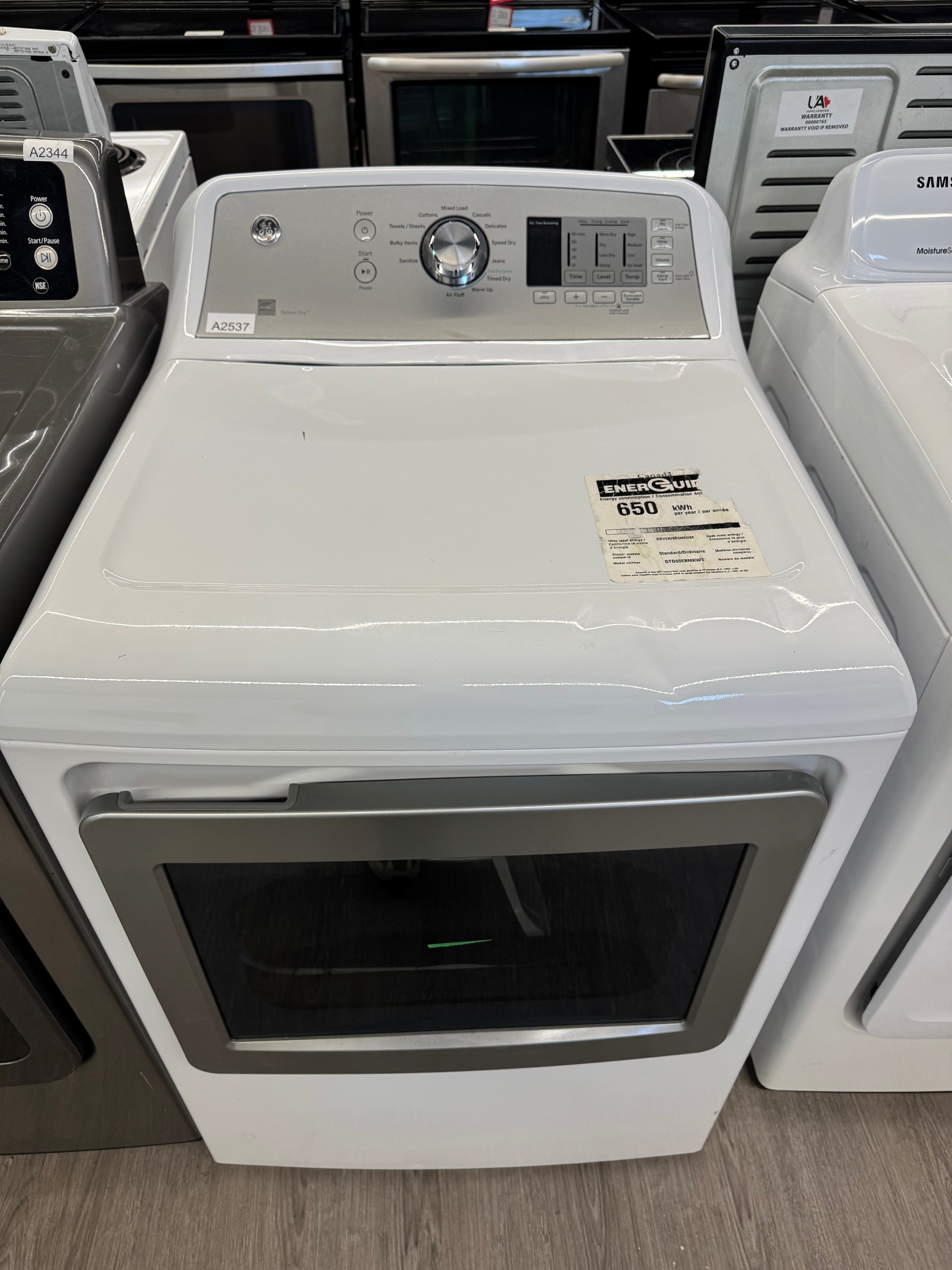 GE 27” Front Load Dryer - GTD65EBMK0WS