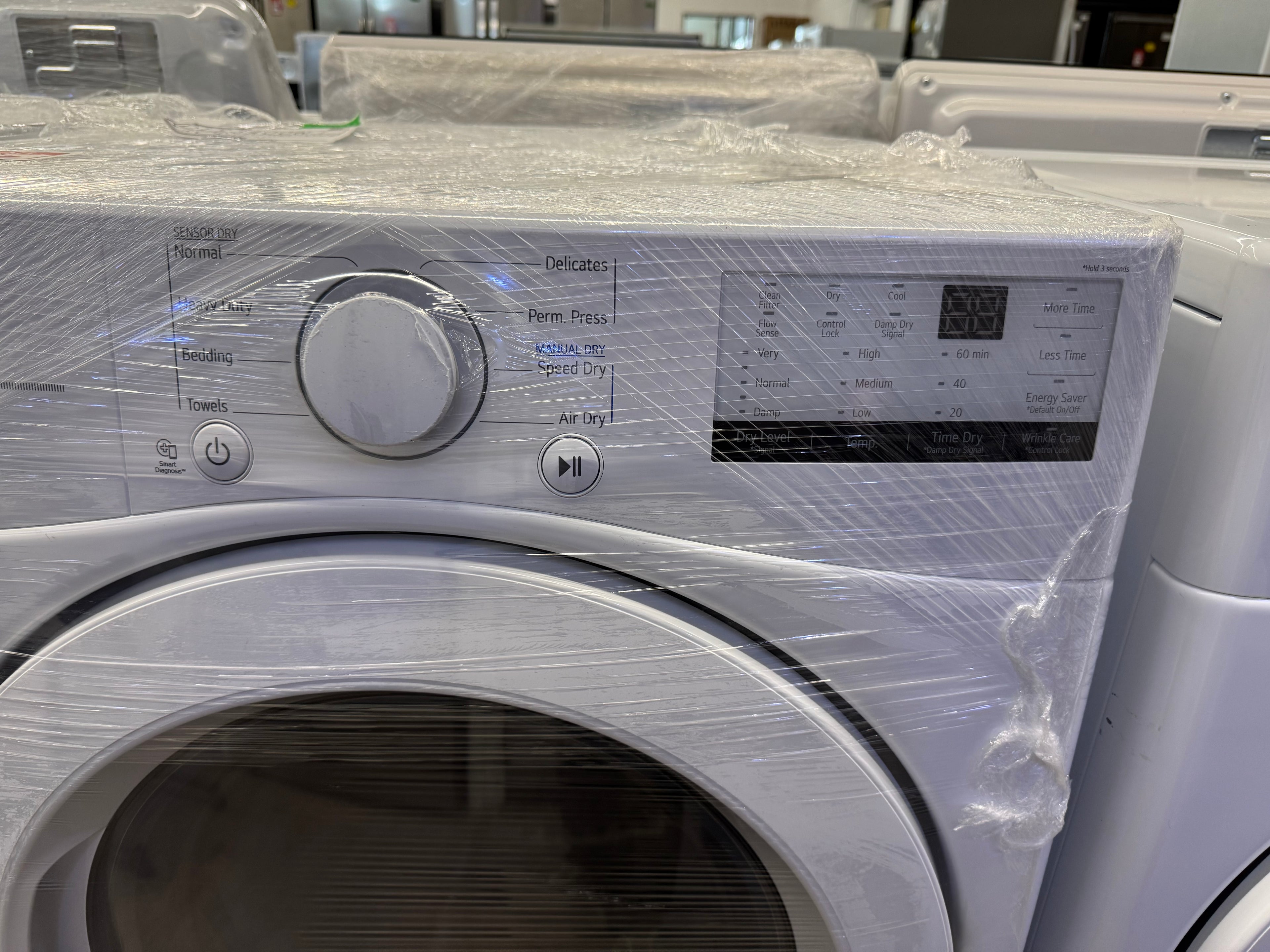 NEW - LG 27” Front Load Dryer - DLE3400W (1 YEAR MANUFACTURER WARRANTY)