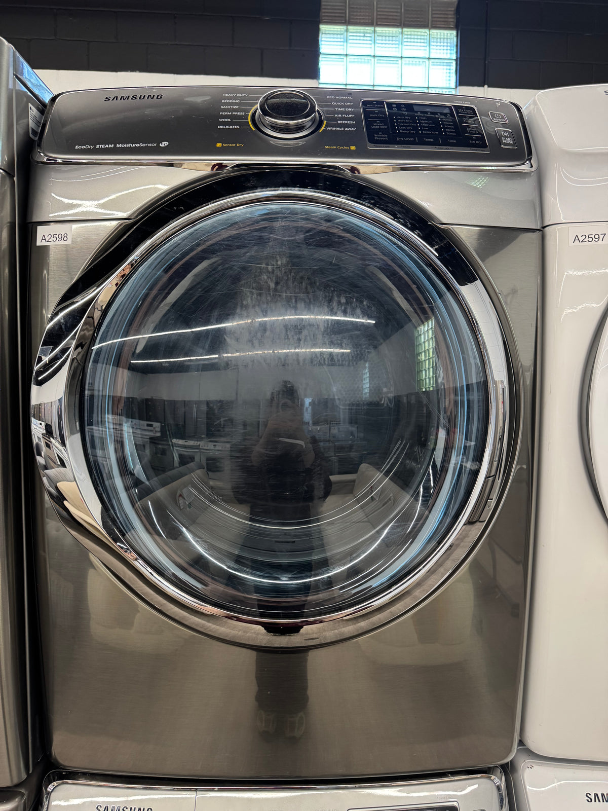 Samsung 27” Front Load Steam Washer & Dryer Set – WF42H5600AP/A2 & DV42H5600EP/AC