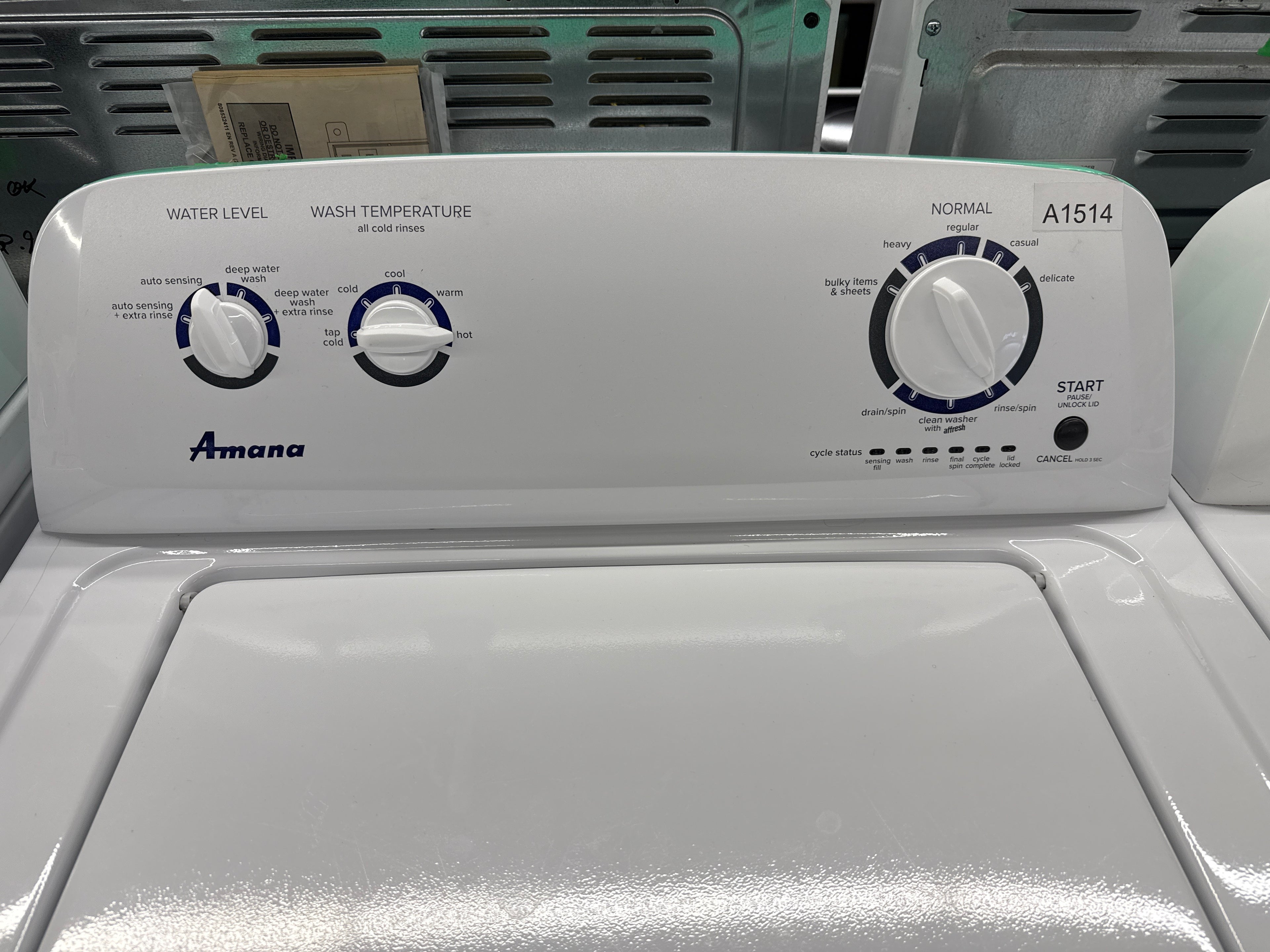Amana 27" Top Load Washer - NTW4516FW4