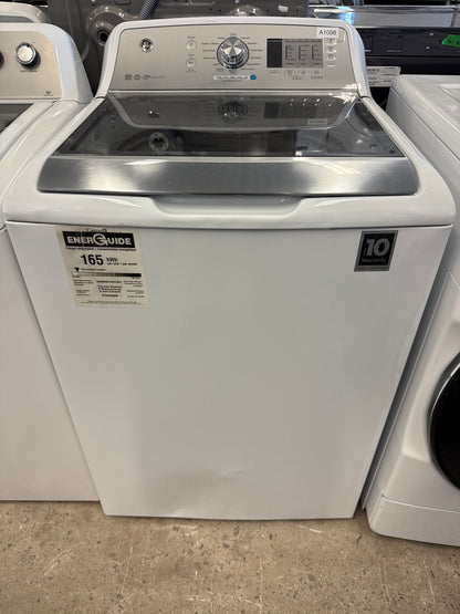 GE 27" Glass Top Load Washer- GTW680BMM1WS