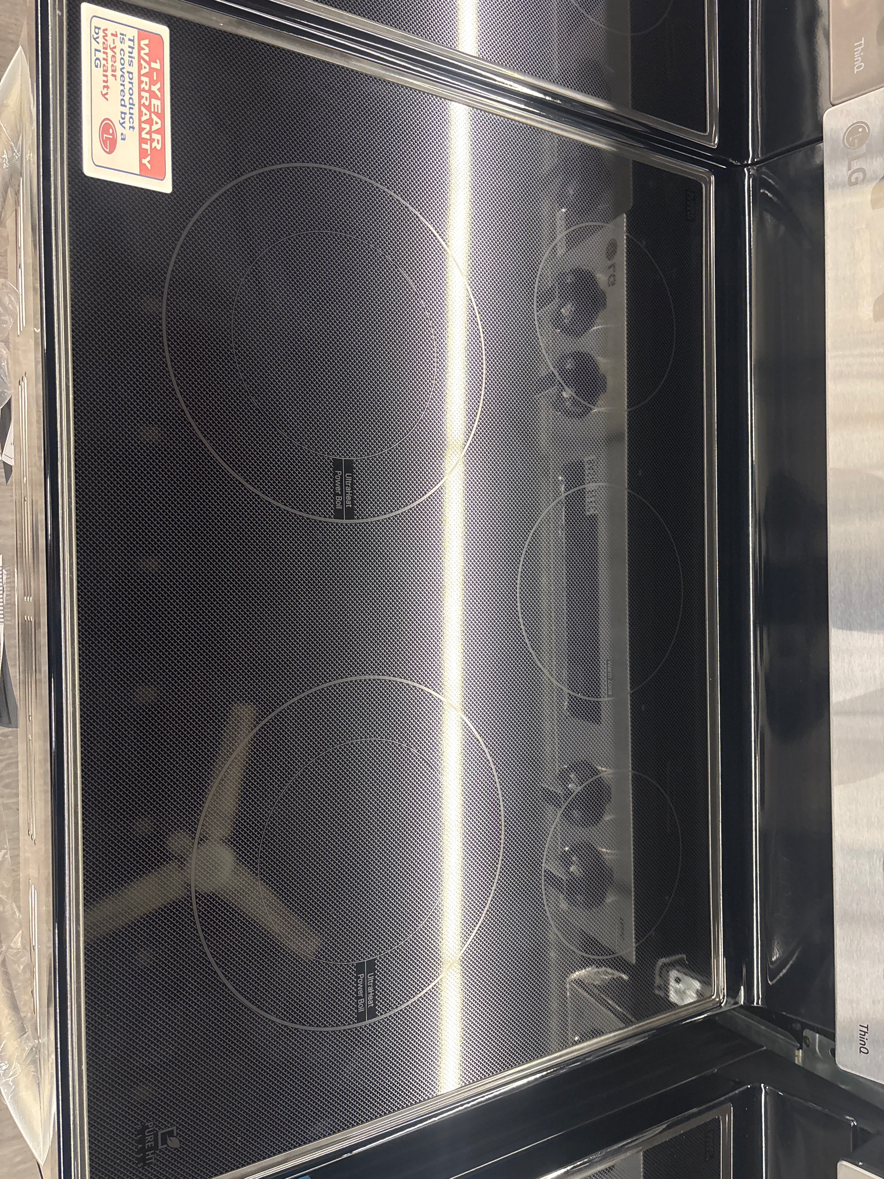 LG 30” Freestanding Glass Top Range - LREL6321S (1 YEAR MANUFACTURER WARRANTY)