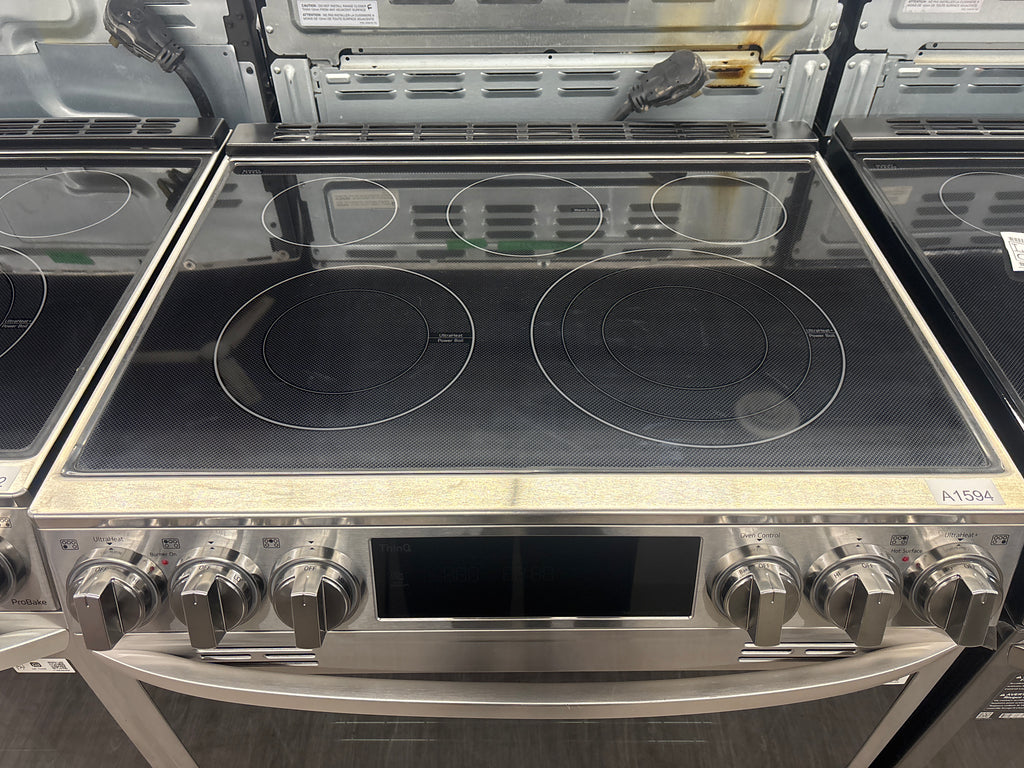 LG 30” Slide-In Glass Top Range - LSEL6337F (1 YEAR MANUFACTURER WARRANTY)