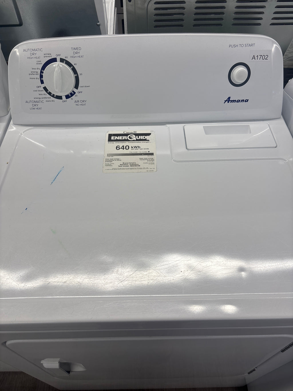 Amana 29” Front Load Dryer - YNED4655EW1