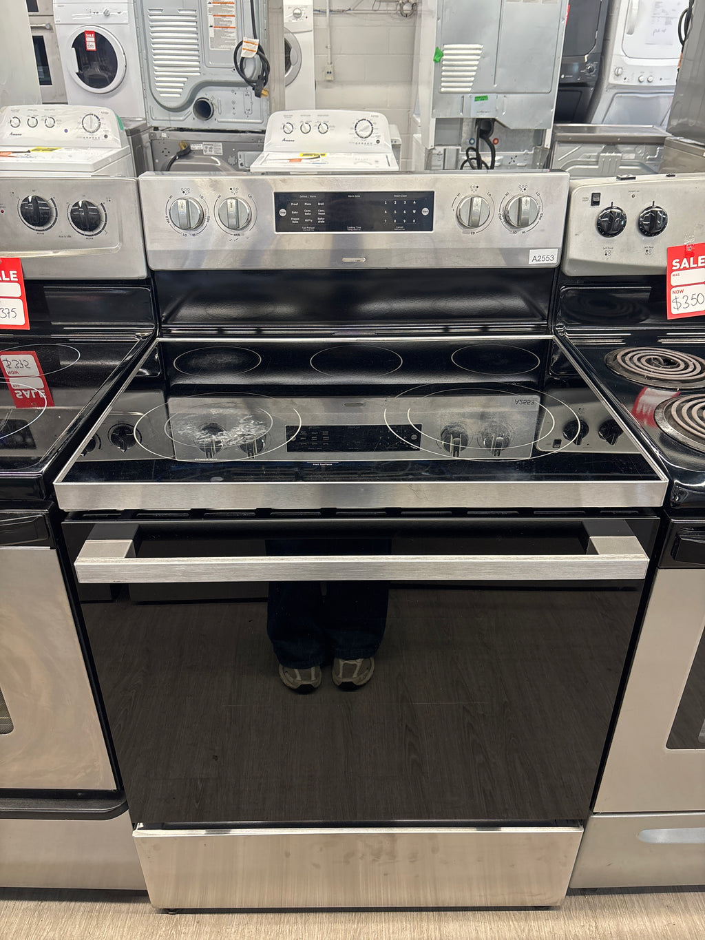 Hisense 30” Freestanding Glass Top Range - HBE3502CAS