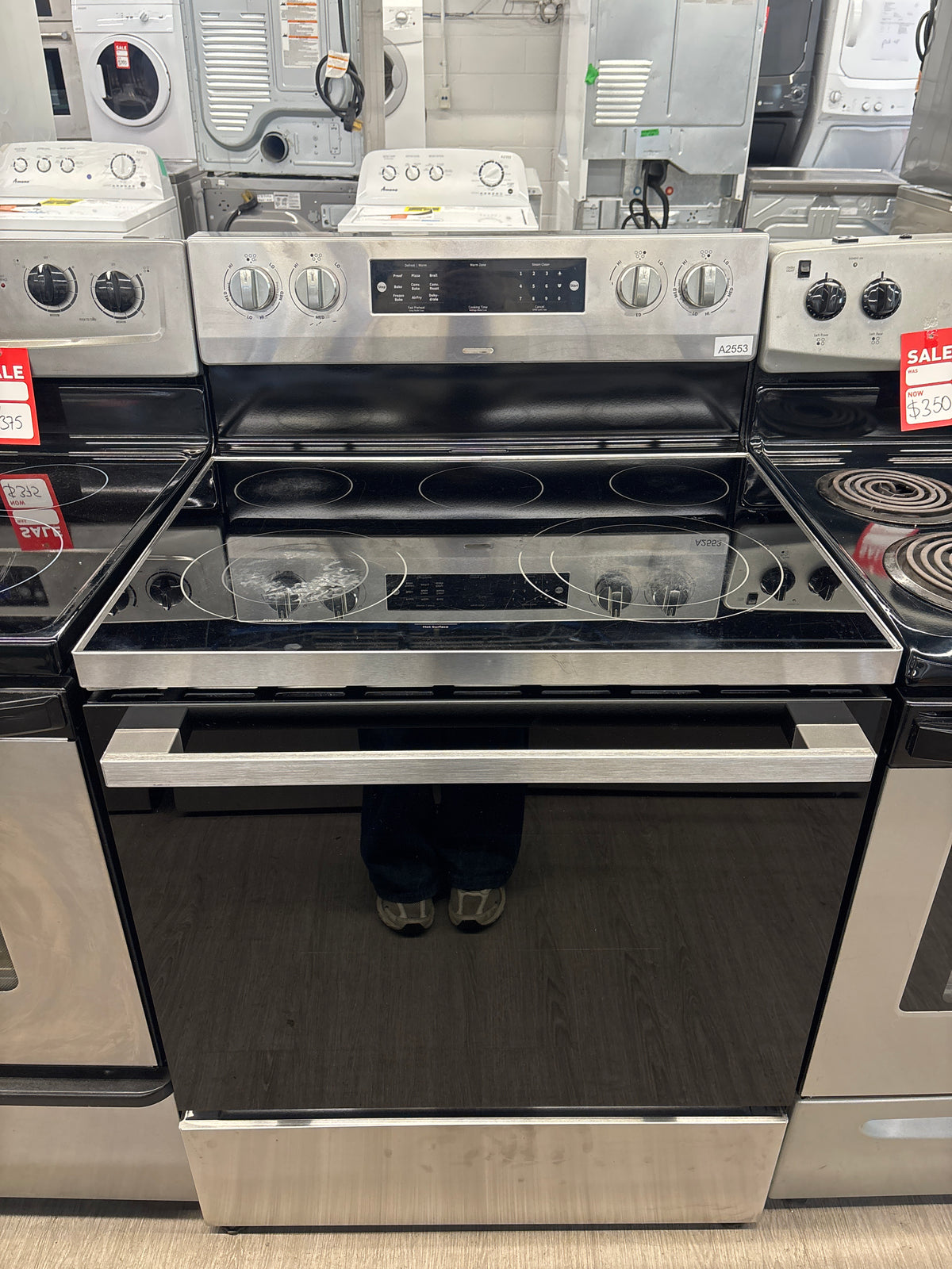 Hisense 30” Freestanding Glass Top Range - HBE3502CAS