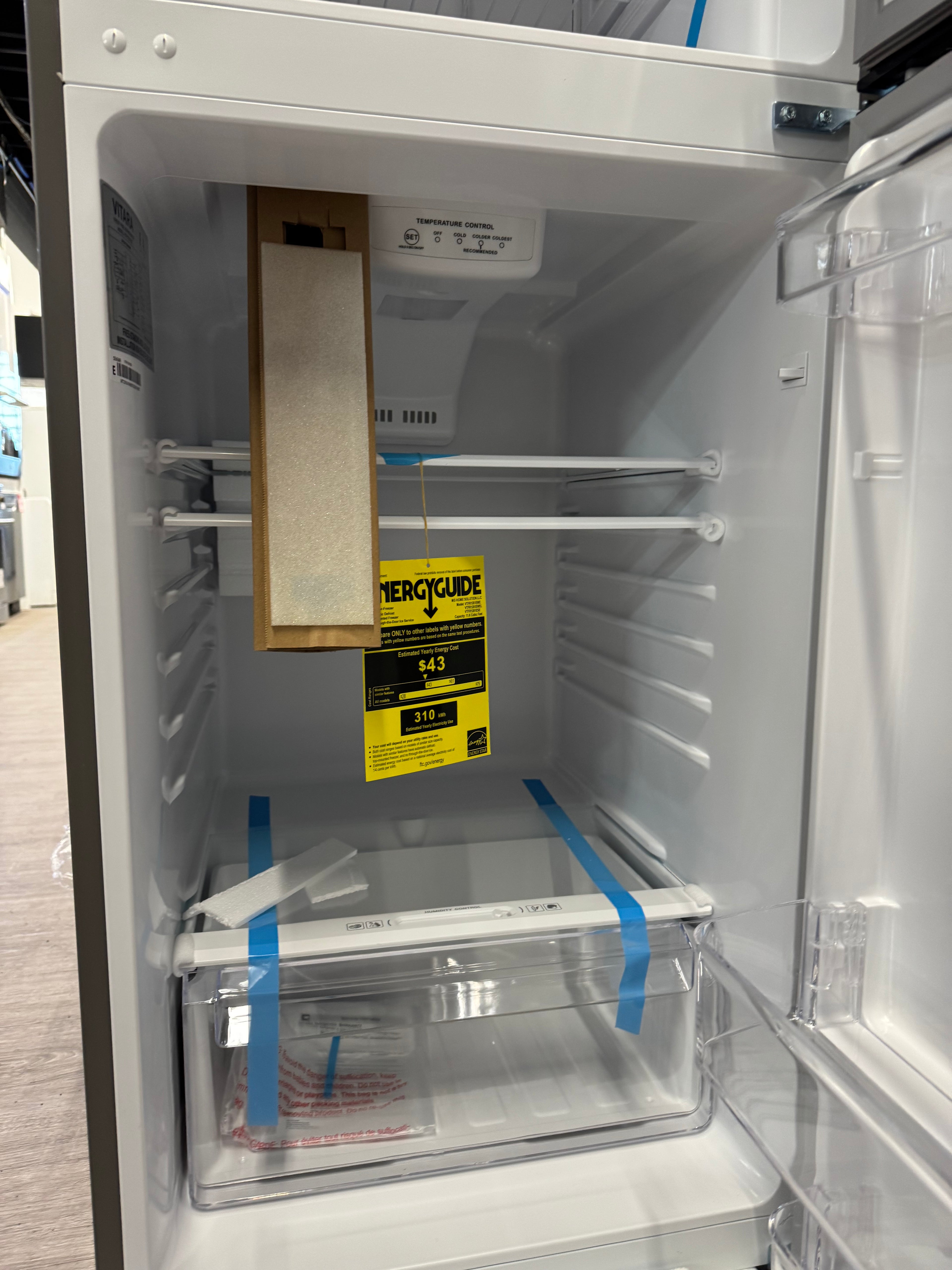 NEW - Vitara 24” Top Freezer Refrigerator - VTFR1201ESE