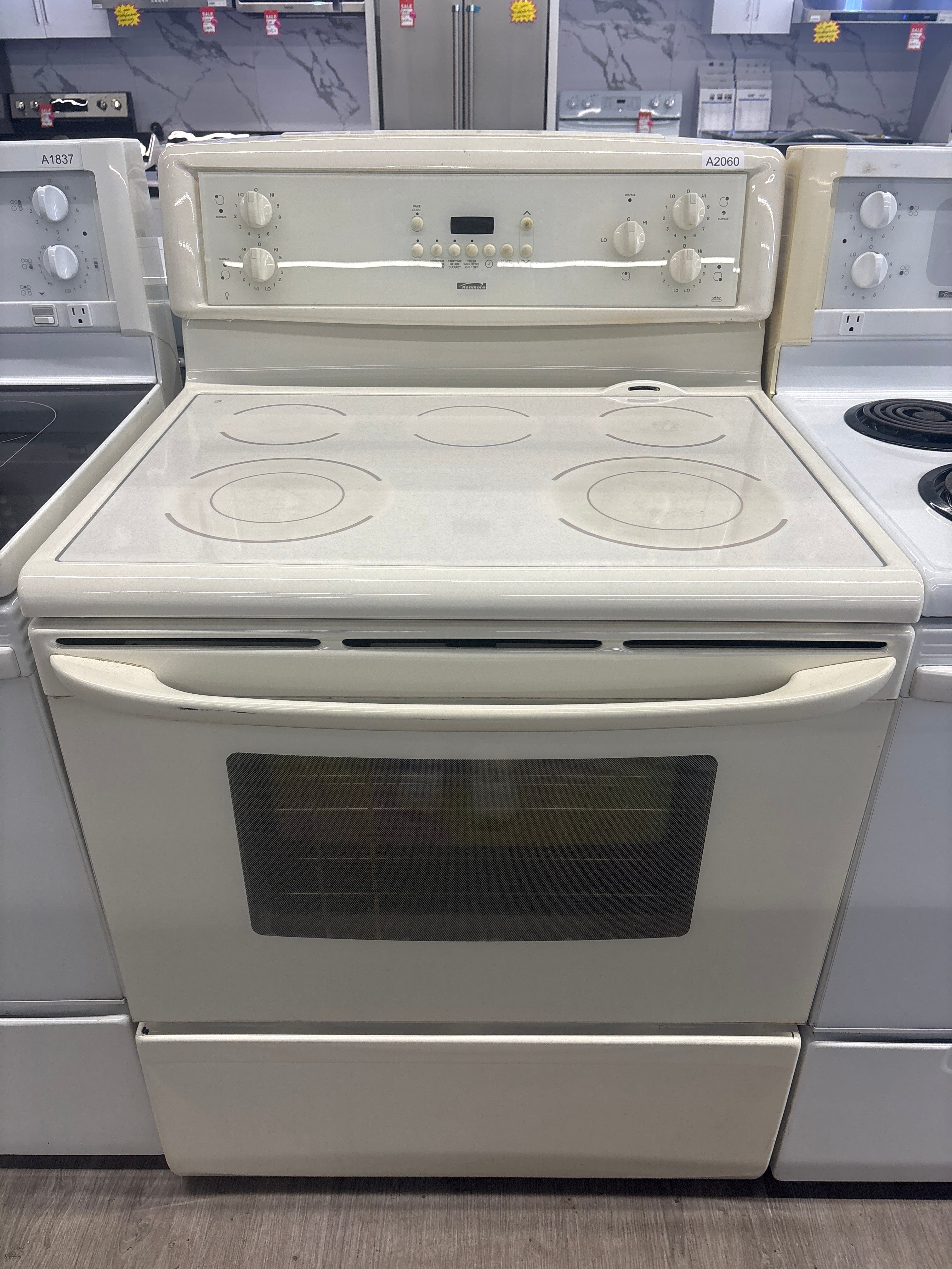 Kenmore 30” Freestanding Glass Top Range - C970-642141