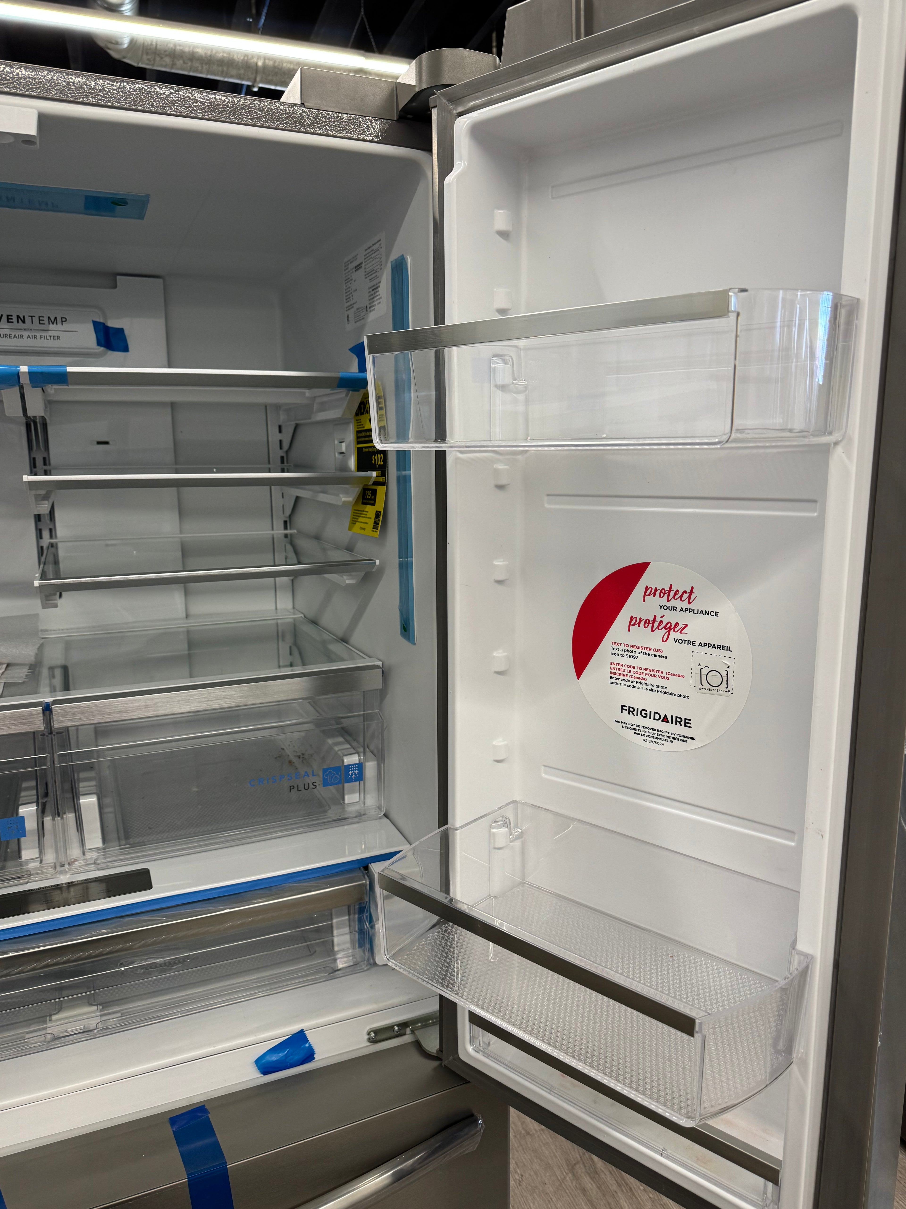 OPEN BOX - Frigidaire Gallery 36” French Door Refrigerator with Water & Ice Dispenser - GRFS2853AFB
