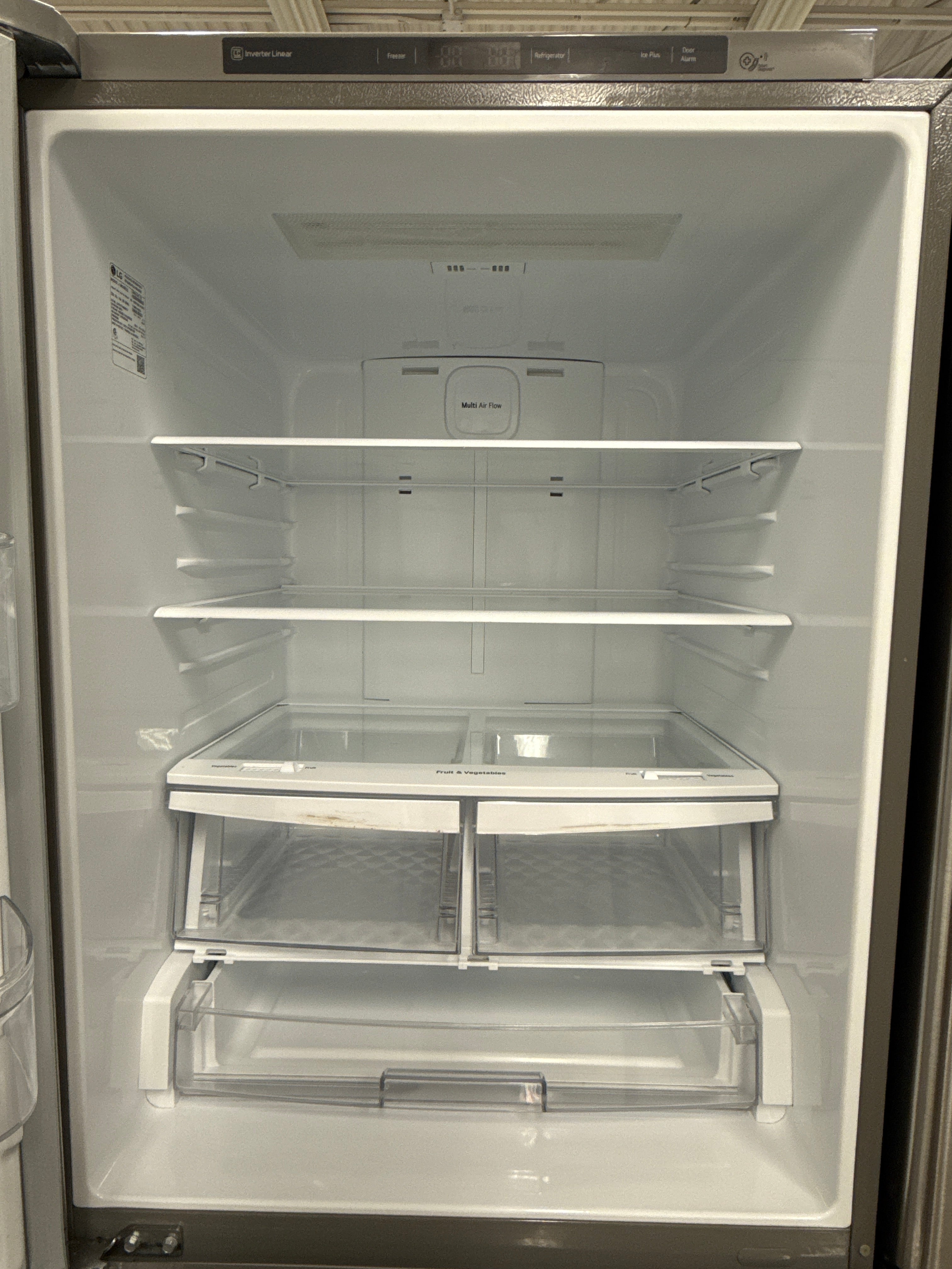 LG 30" Bottom Freezer Refrigerator -  LDNS22220S