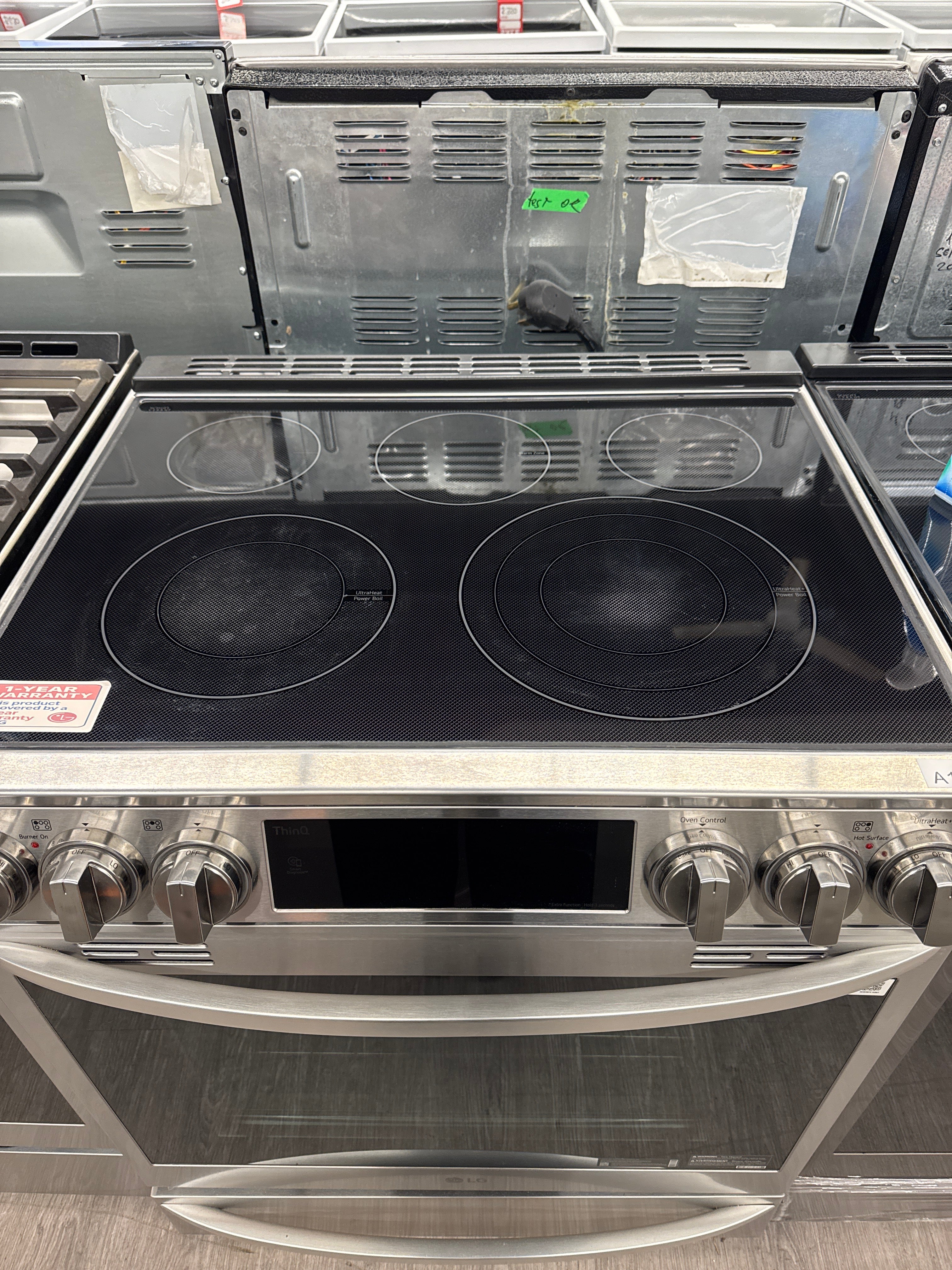 LG 30” Slide-In Glass Top Range - LSEL6335D (1 YEAR MANUFACTURER WARRANTY)