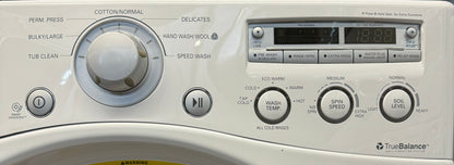 LG 27” FRONT LOAD WASHER/DRYER SET L2 - DLE2301W