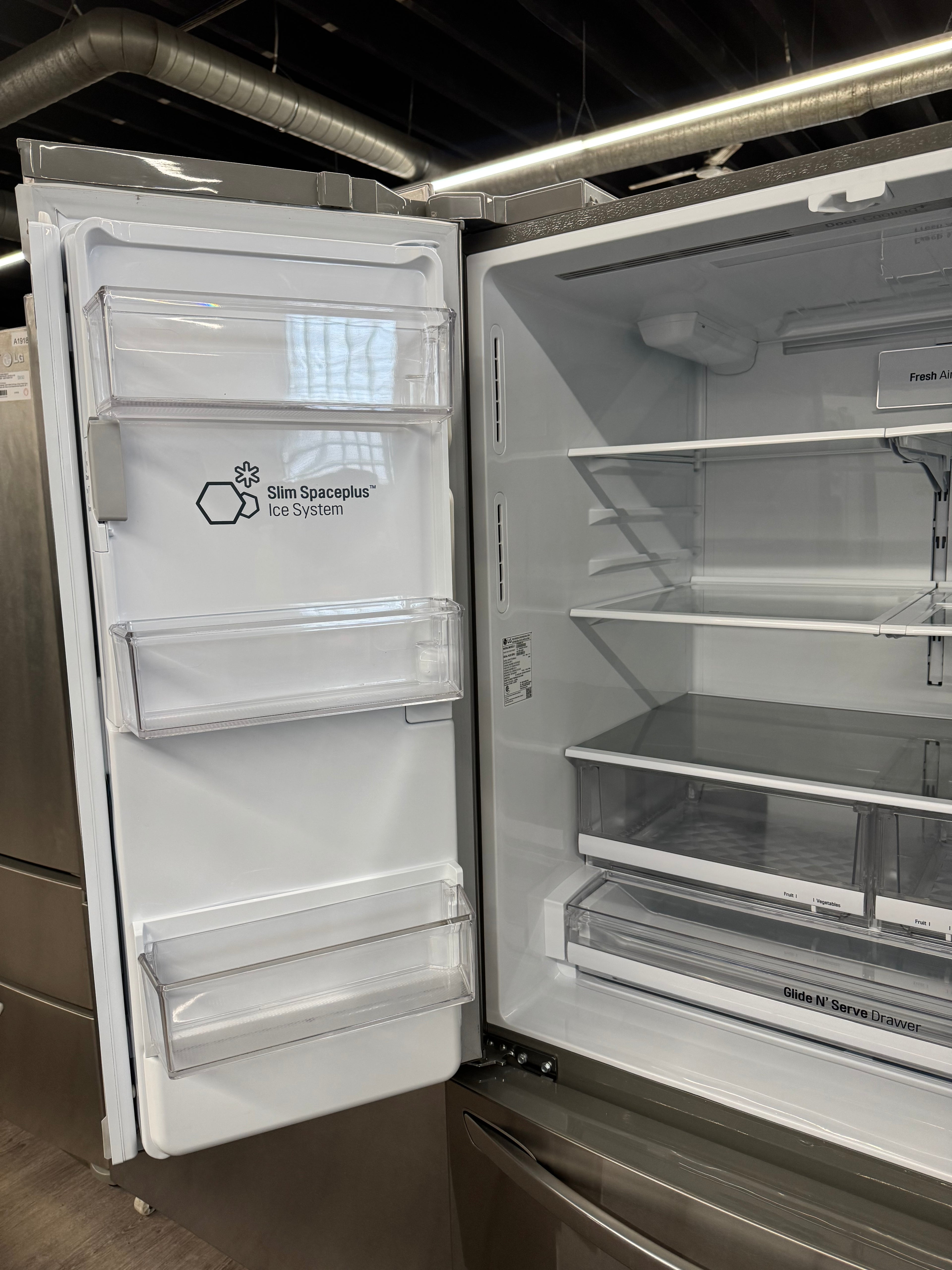 LG 36” French Door Refrigerator with Water & Ice Dispenser - LFXS28566S/02