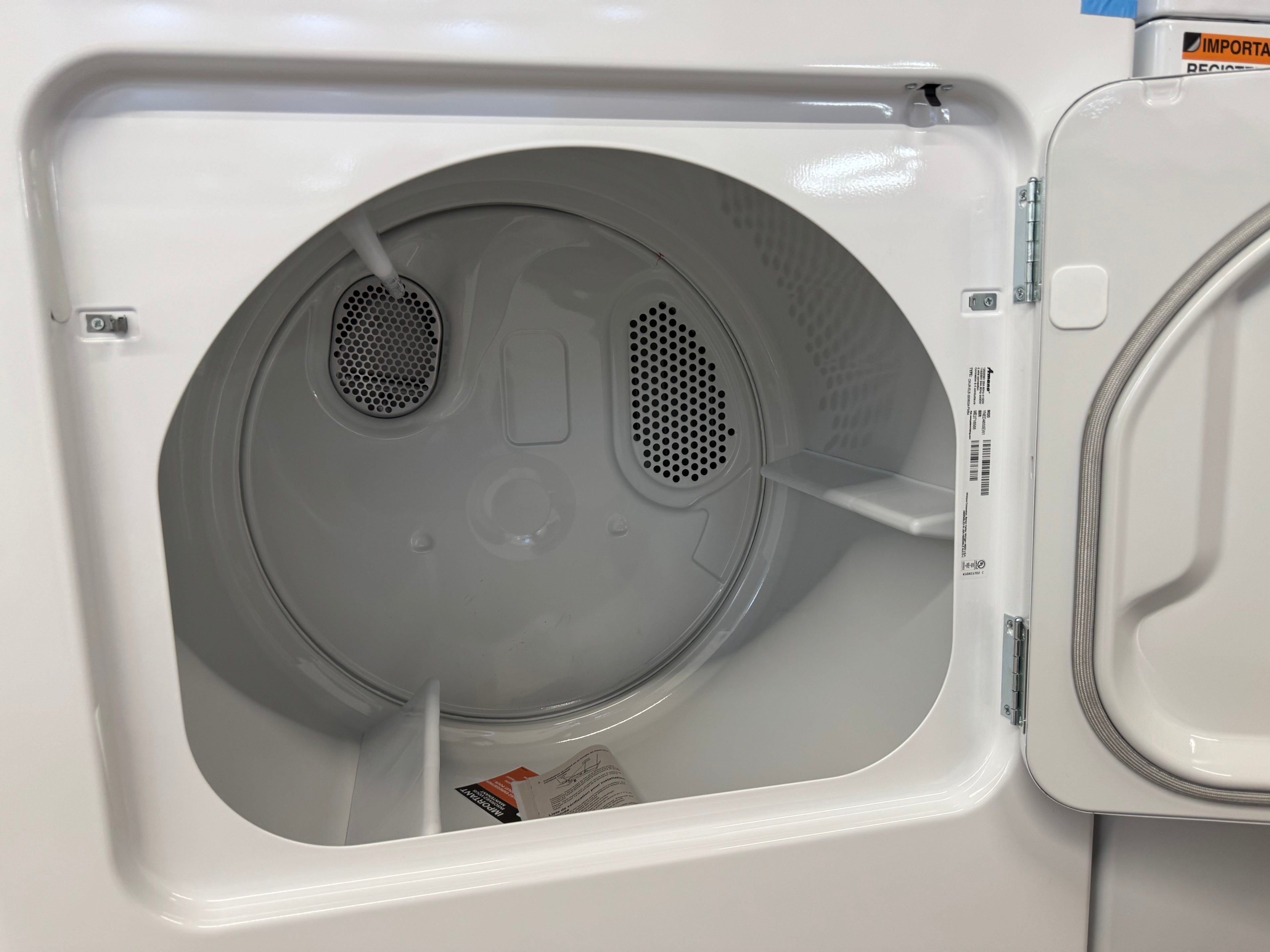 OPEN BOX - Amana Laundry Set - NTW4516FW4 & YNED4655EW1