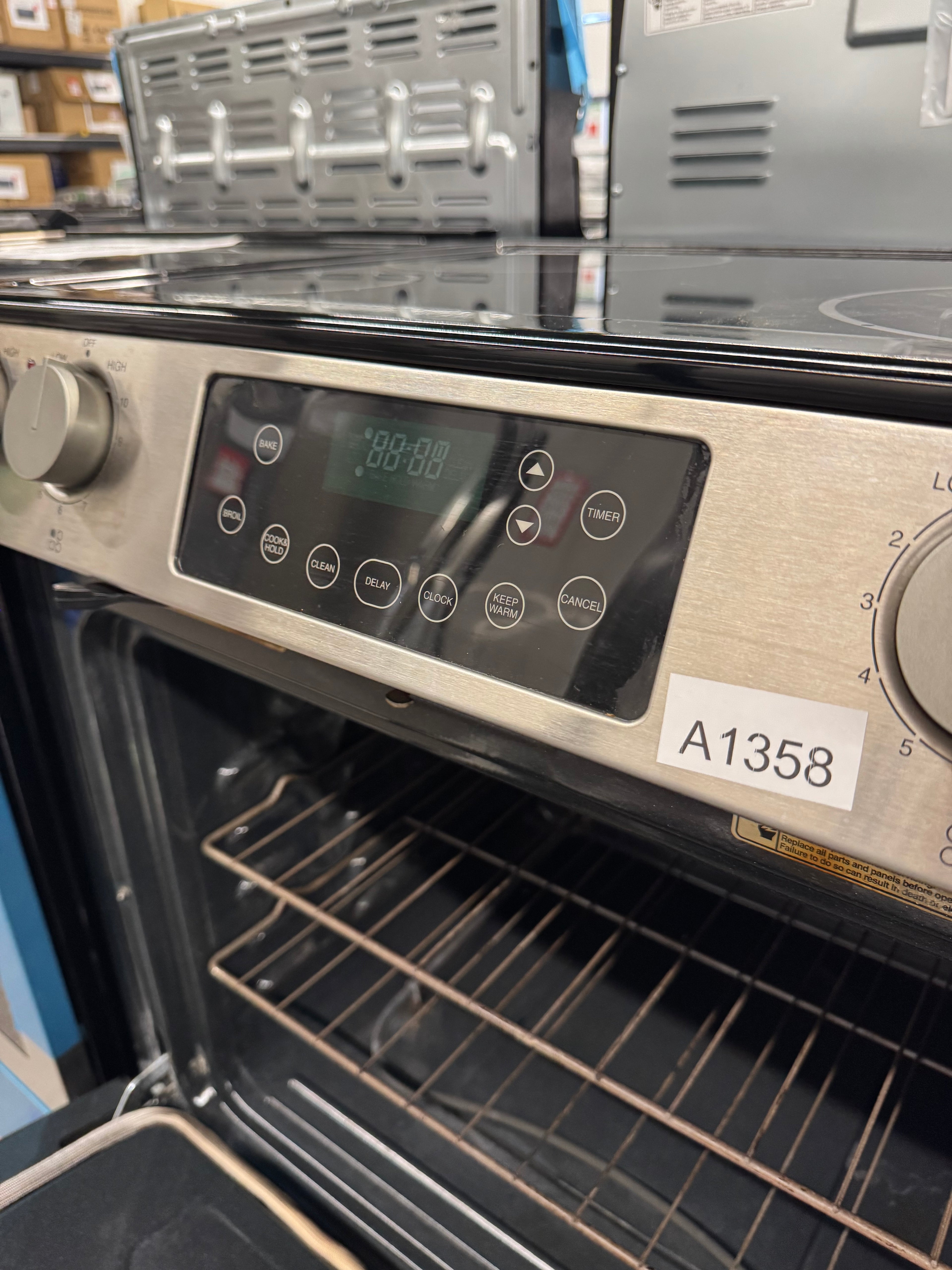 IKEA 30” Slide-In Glass Top Electric Range - YISE630WS01