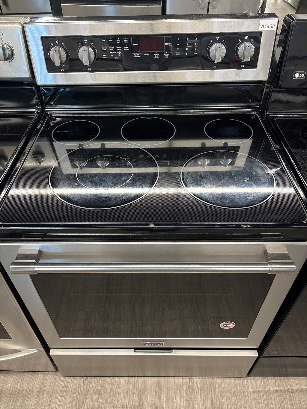 Maytag 30” Freestanding Glass Top Range - YMER8800FZ1