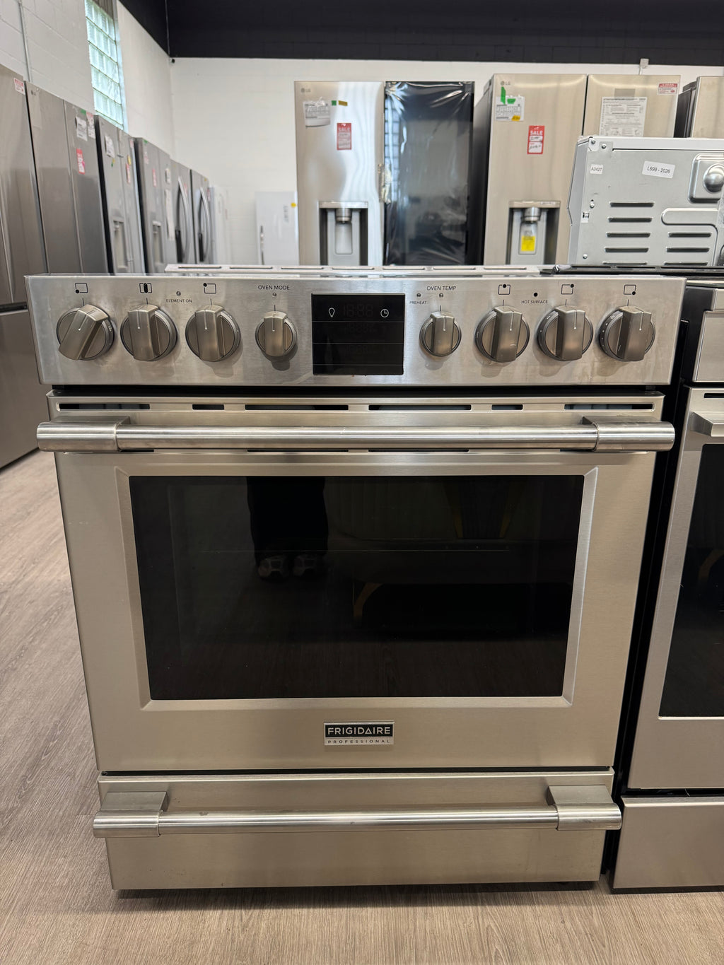 Frigidaire 30” Slide-in Glass Top Range - PCFE307CAFB