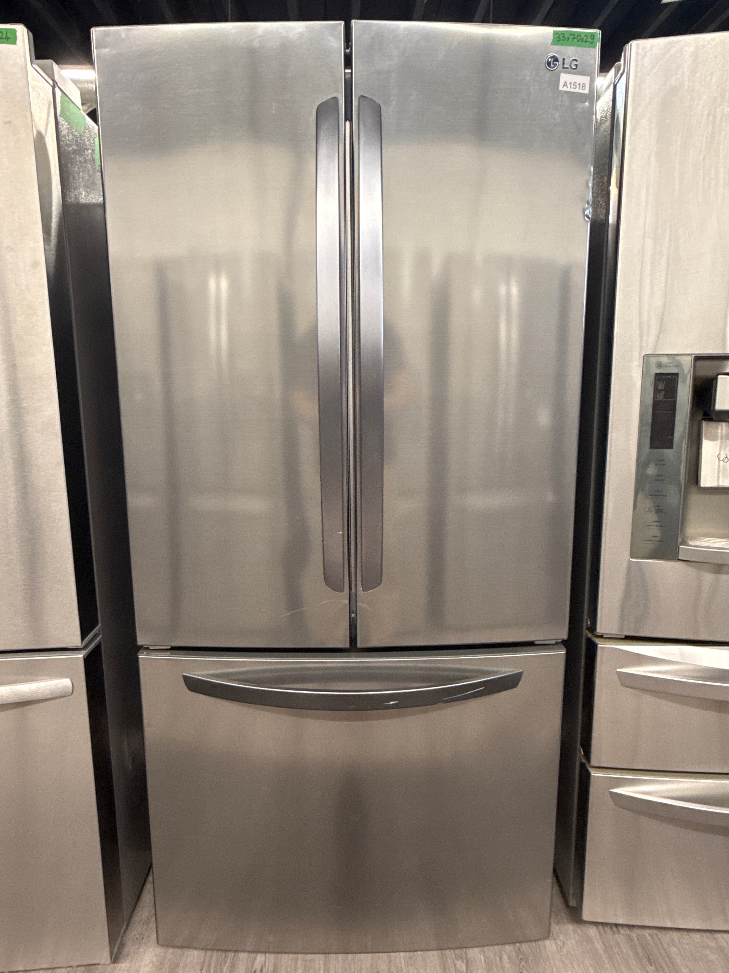 LG 33” French Door Refrigerator - LRFNS2503V/00