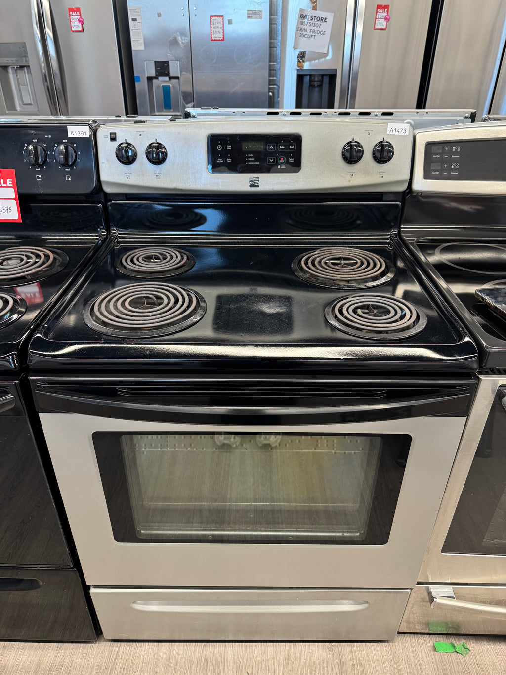 Kenmore 30” Freestanding Coil Top Range - 970.550962