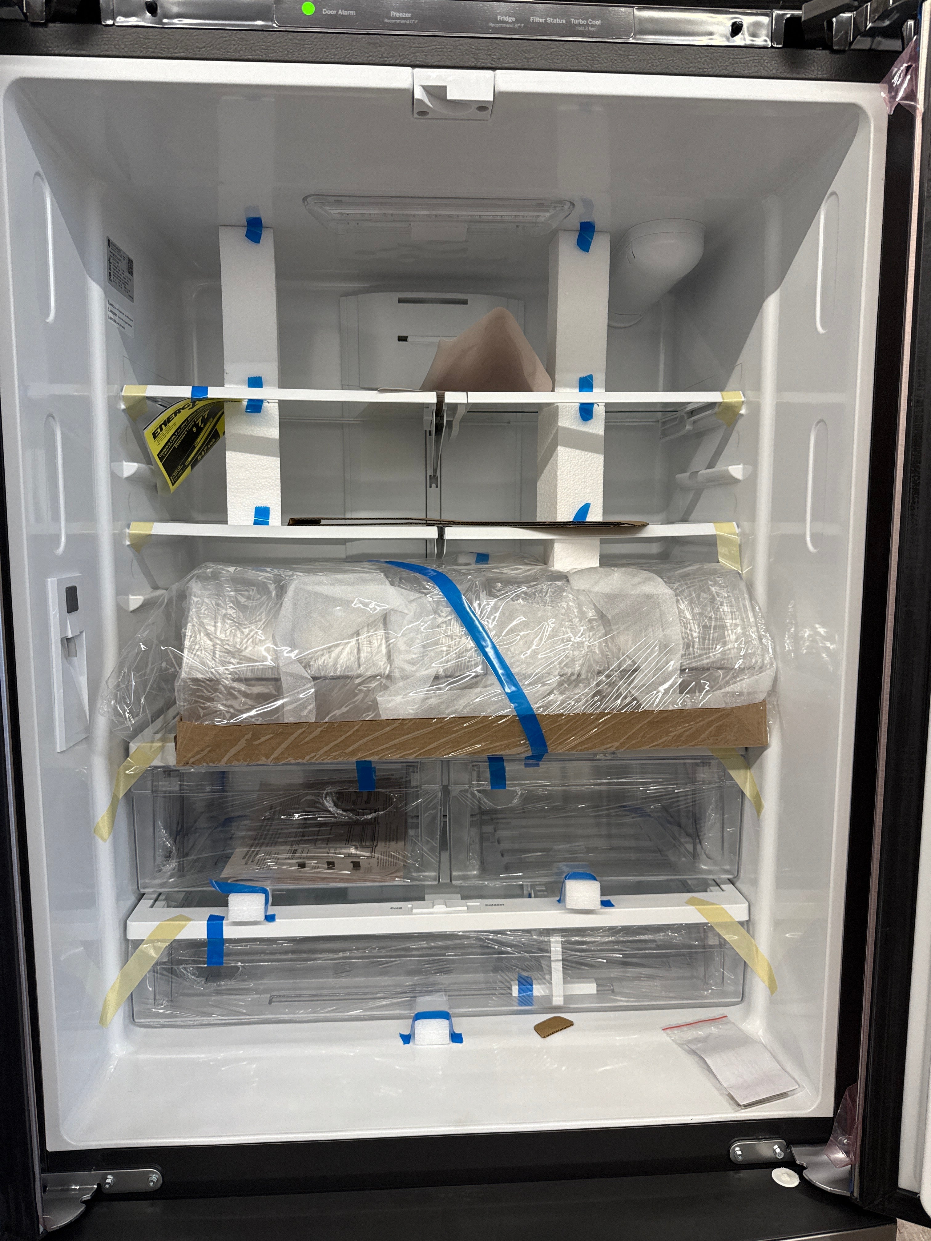 OPEN BOX - GE 33” French Door Refrigerator - GWE19JYLHFFS