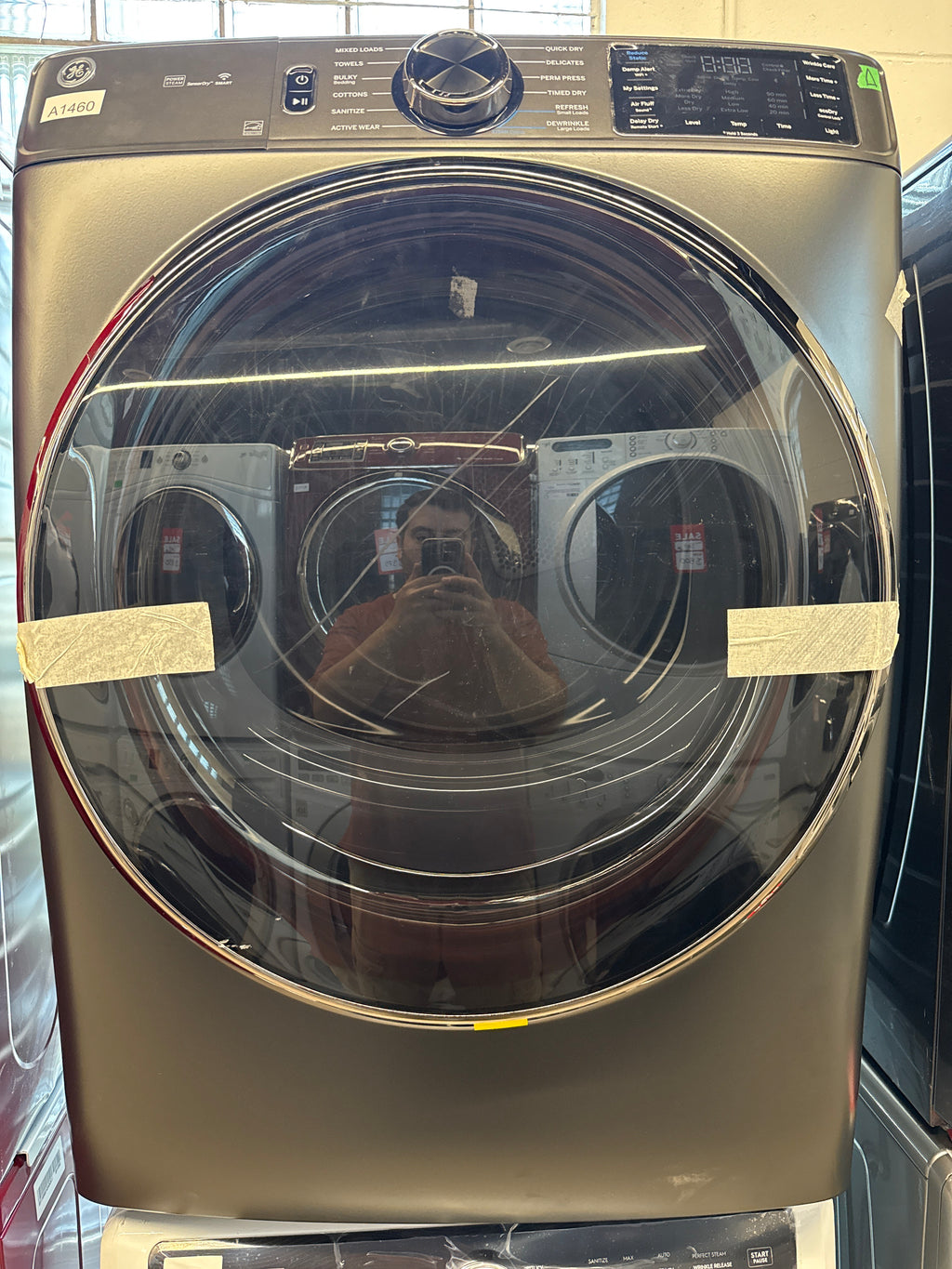 OPEN BOX - GE 27" Front Load Dryer - GFD65ESMV0DS