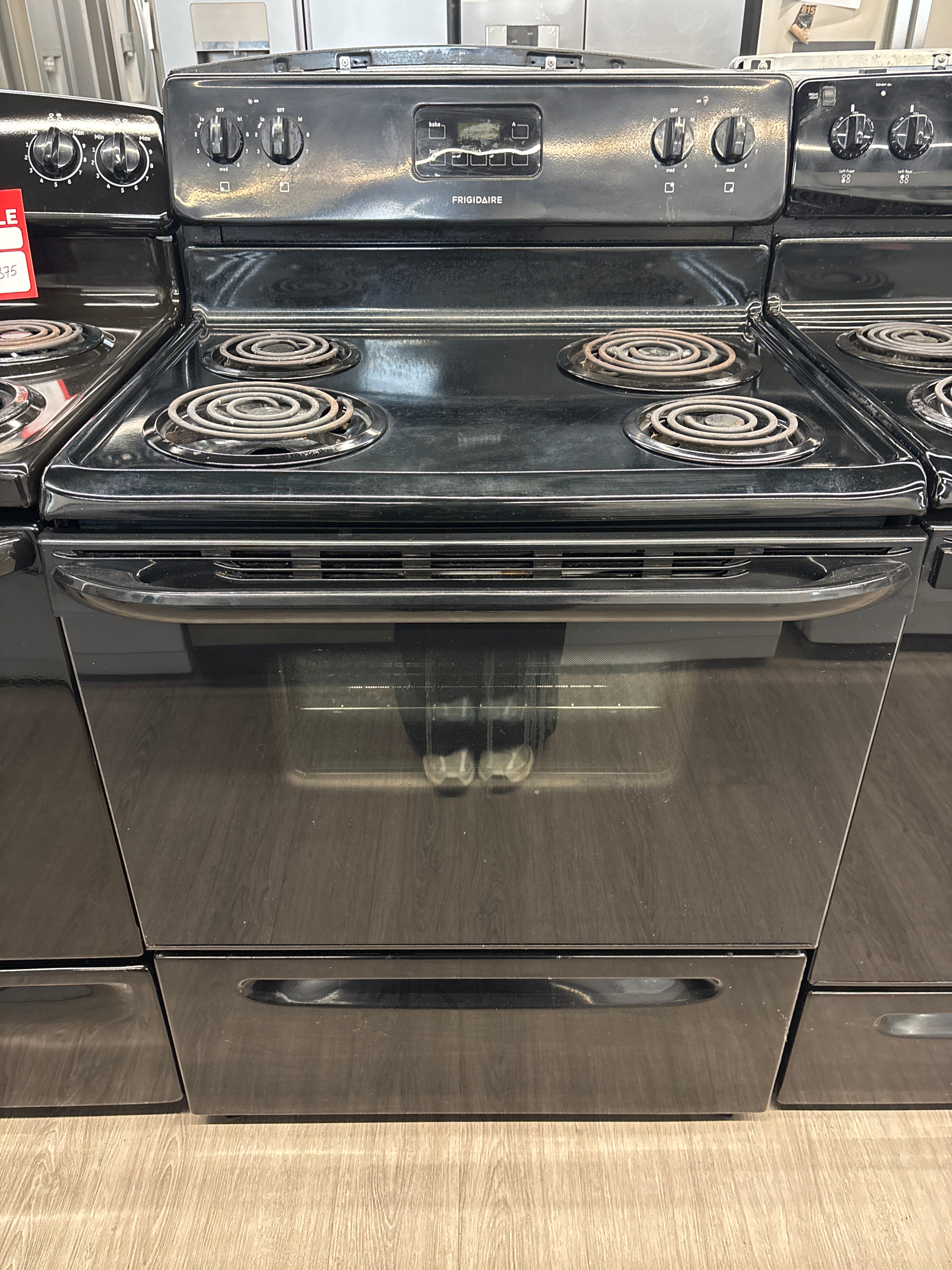 Frigidaire 30” Glass Top Electric Range - CFEF3012PBD