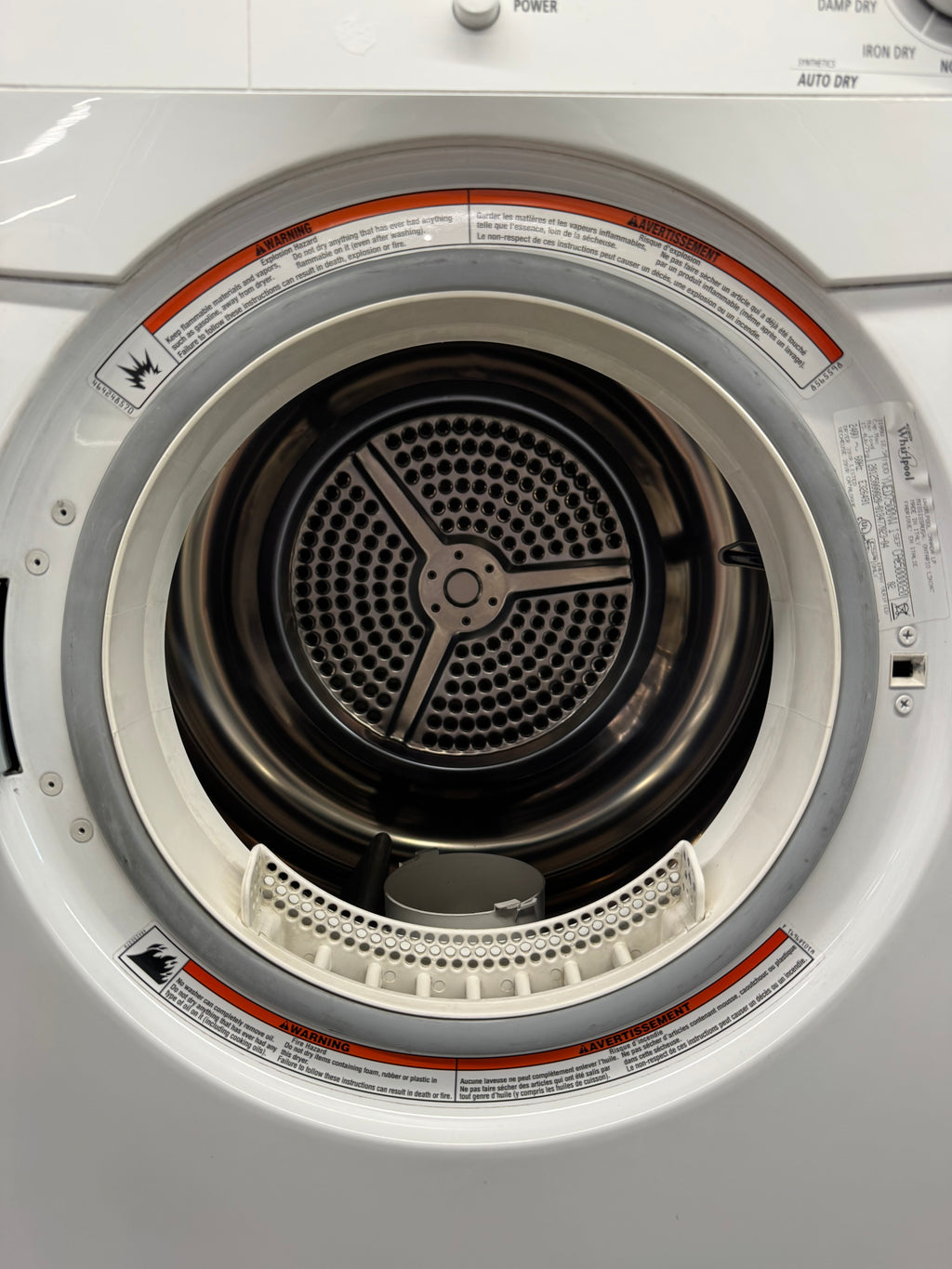 Whirlpool 24” Front Load Dryer - YWED7500VW/1