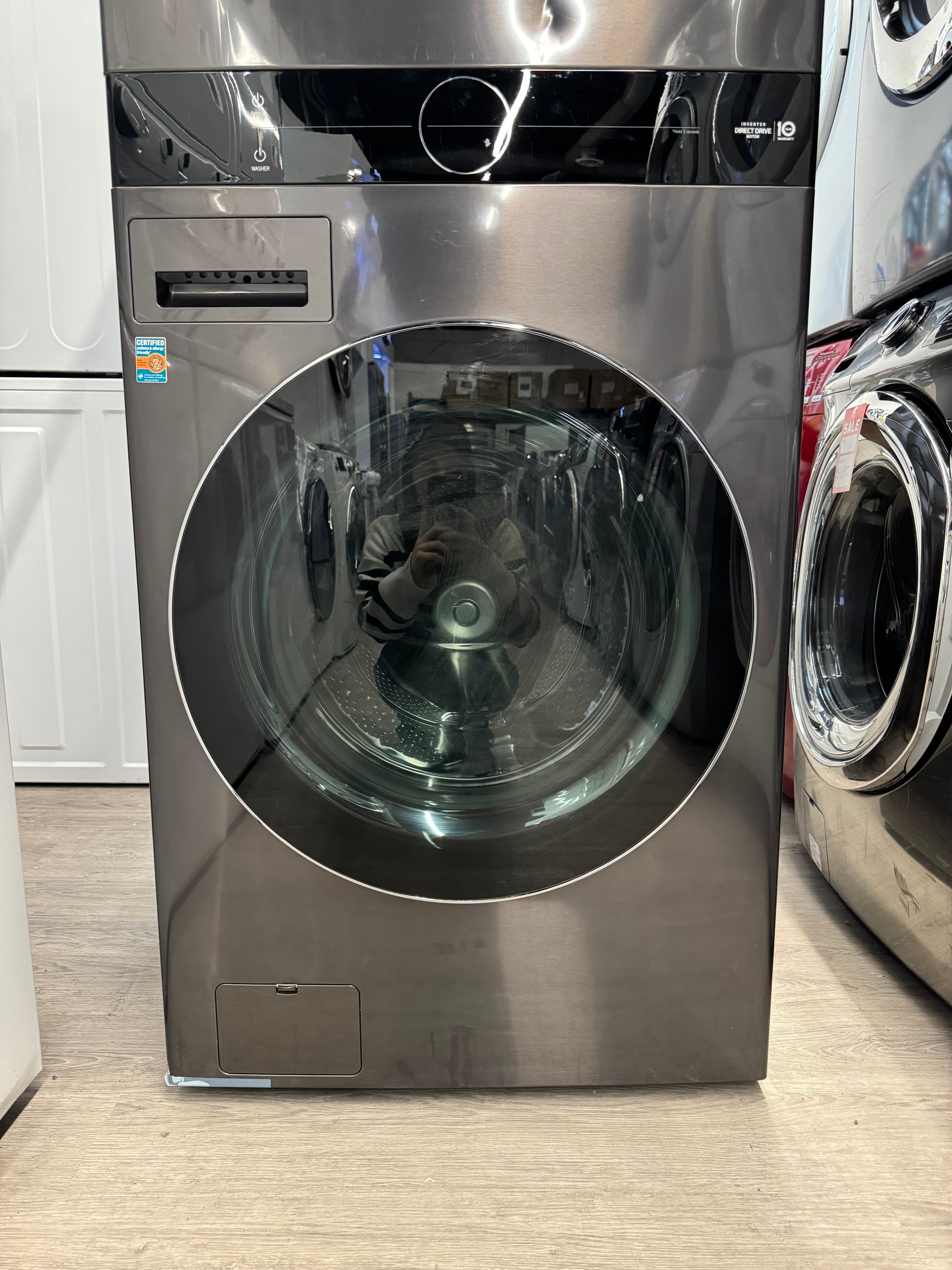 LG 27” Front Load WashTower - WKEX200HBA