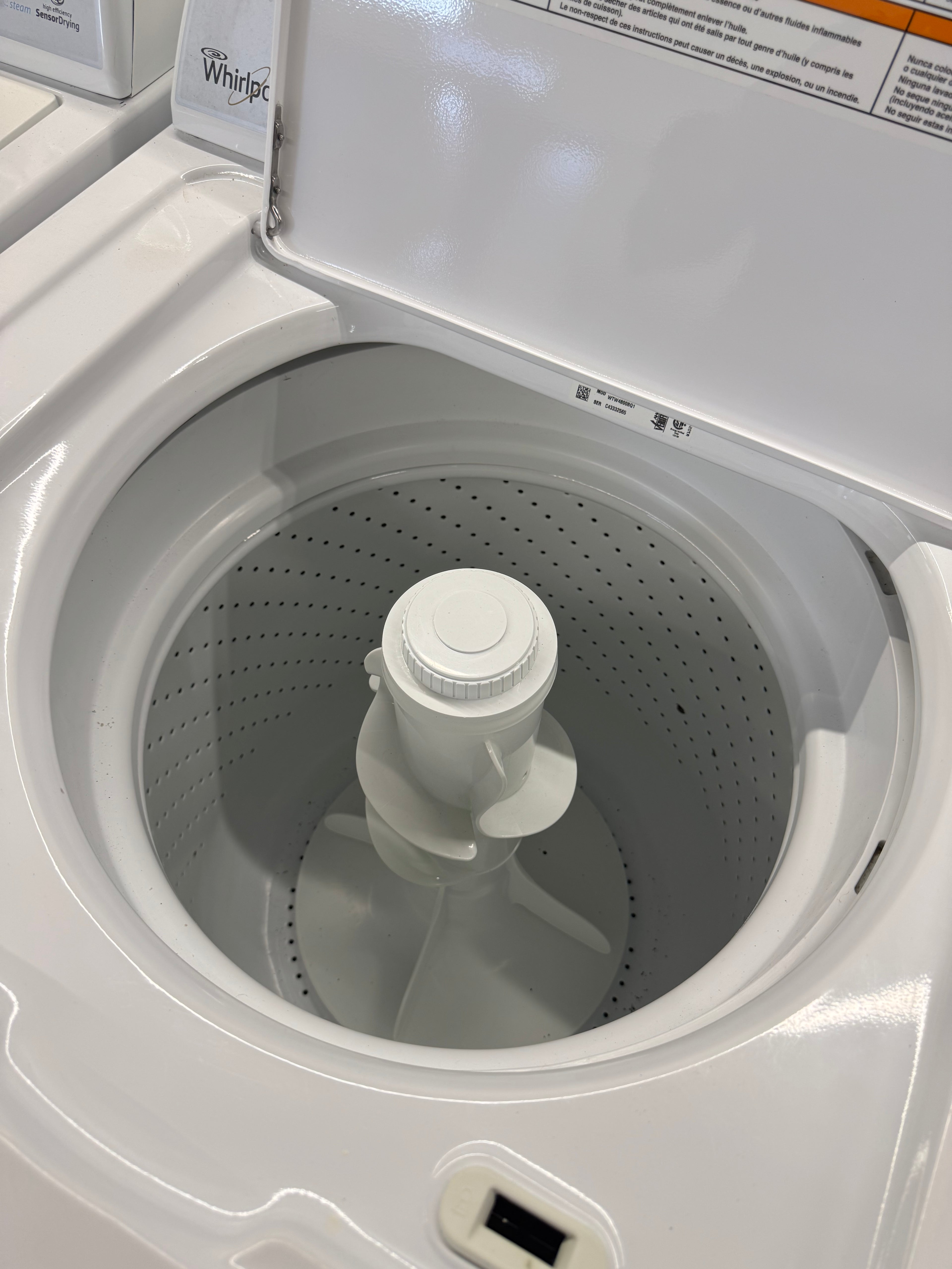 Whirlpool Laundry Set - WTW4800BQ1 & YWED49STBW0