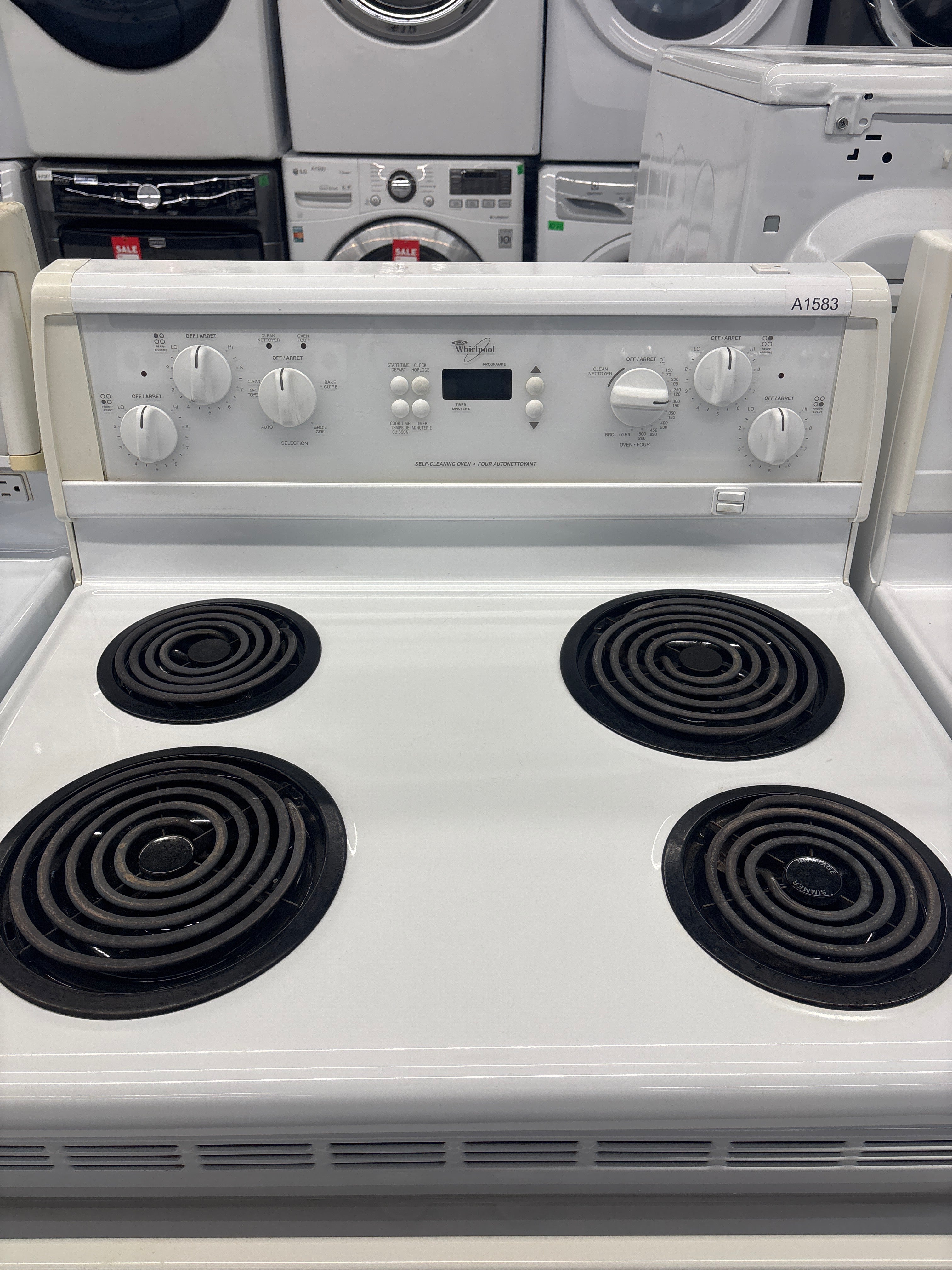 Whirlpool 30” Freestanding Coil Top - WLP32800