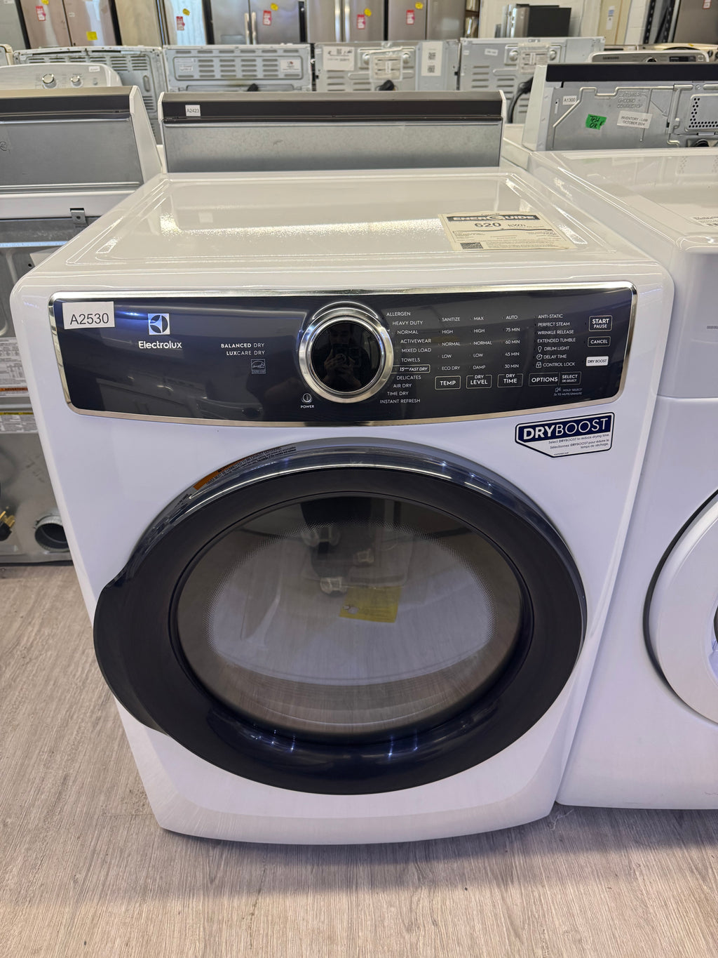 OPEN BOX - Electrolux 27” Front Load Dryer - ELFE762CBW1