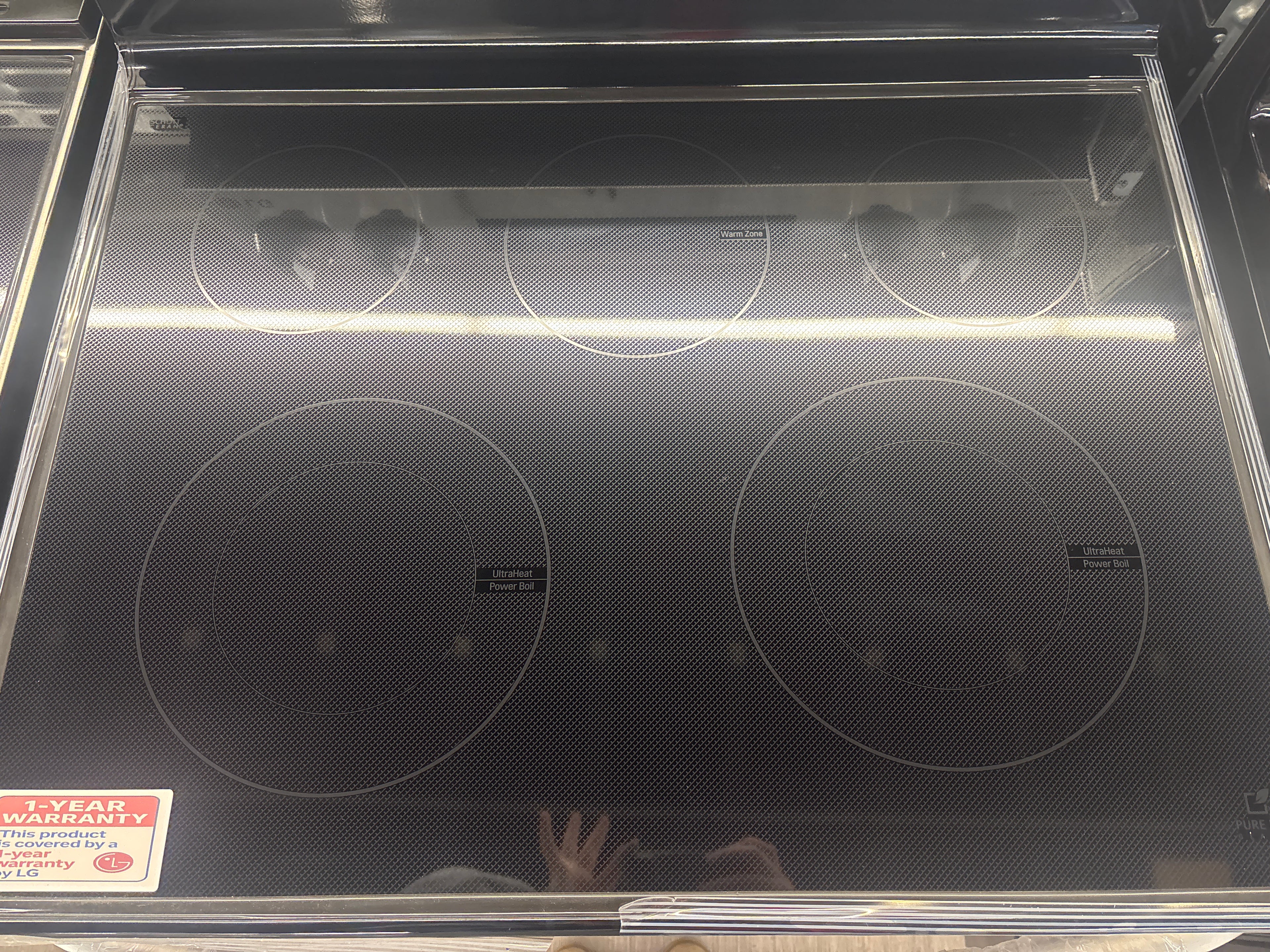 LG 30” Freestanding Glass Top Range - LREL6321S (1 YEAR MANUFACTURER WARRANTY)