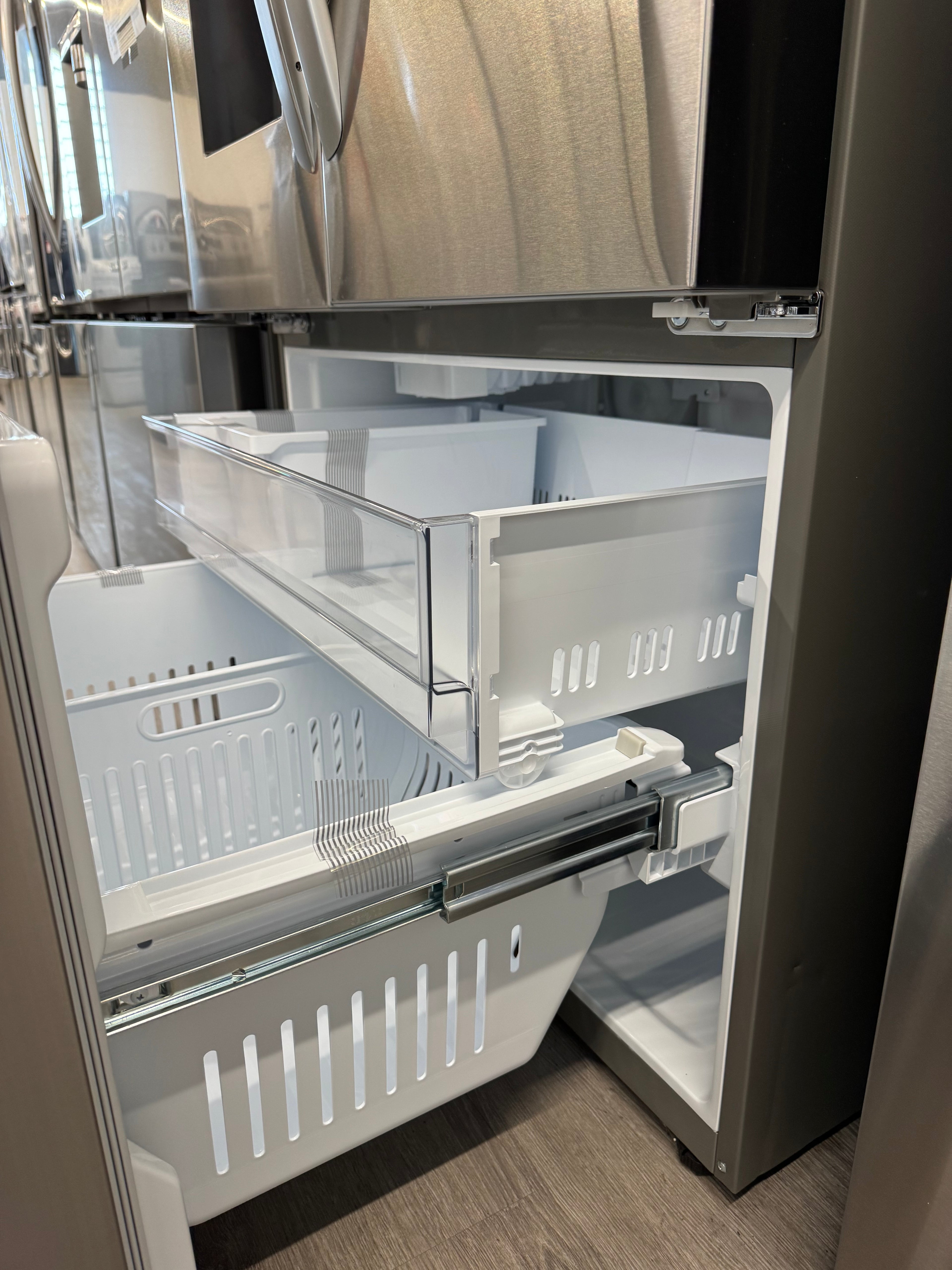 NEW - LG 36” Counter Depth French Door Fridge with Water & Ice Dispenser - LRFXC2606S (1 YEAR MANUFACTURER WARRANTY)