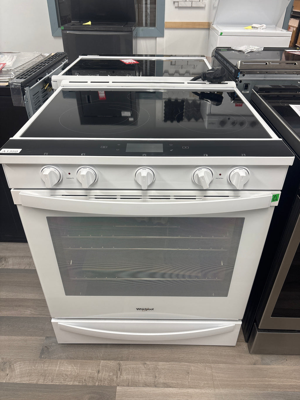 OPEN BOX -WHIRLPOOL 30” Slide in range - YWEW750H0HW5