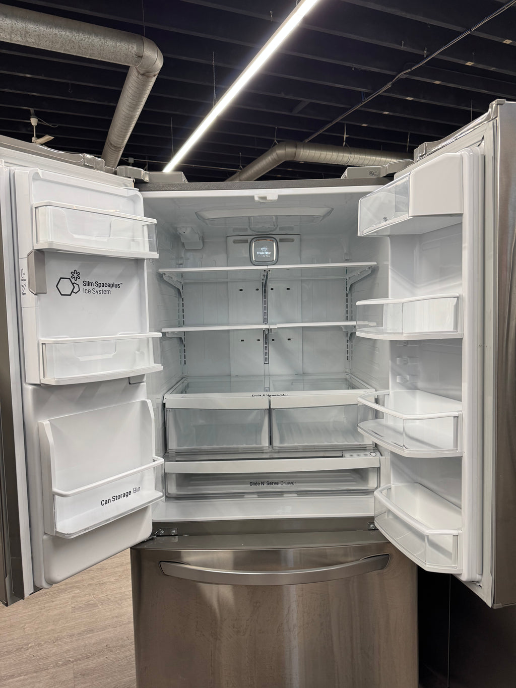 LG 33” French Door Refrigerator with Water & Ice Dispenser - LFXS24623S