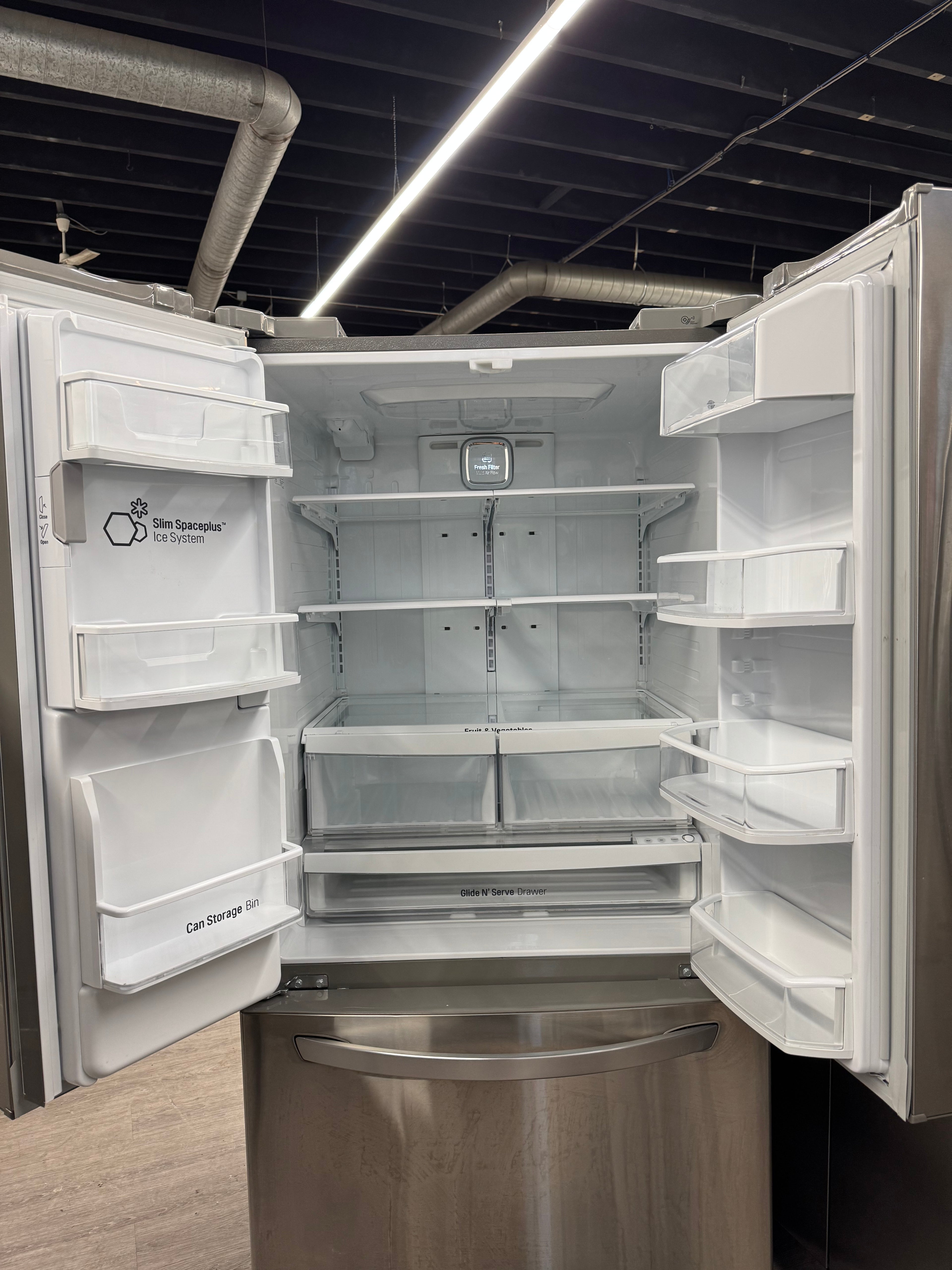 LG 33” French Door Refrigerator with Water & Ice Dispenser - LFXS24623S