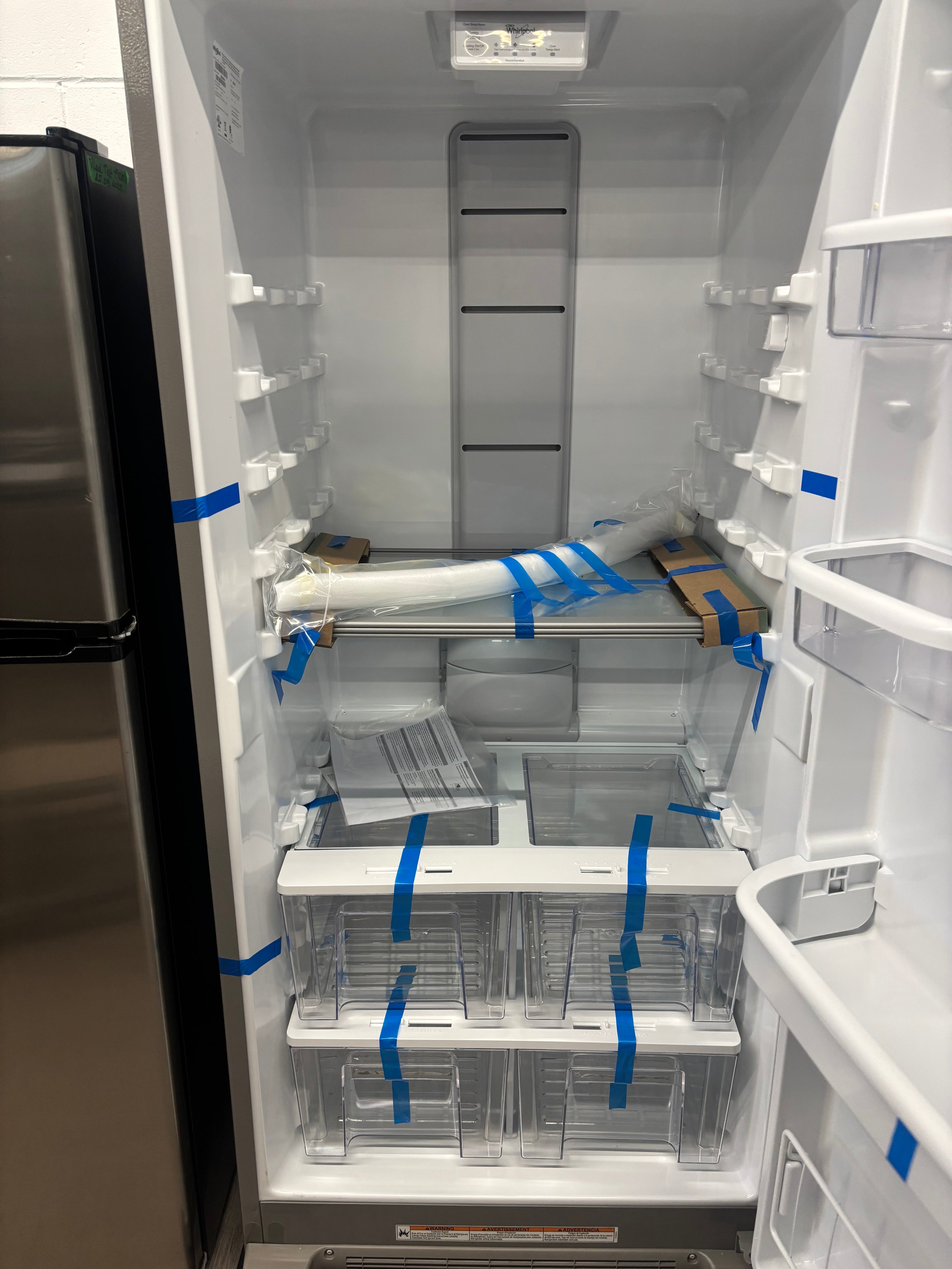 OPEN BOX - Whirlpool 30” Upright All Fridge - WSR57R18DM06