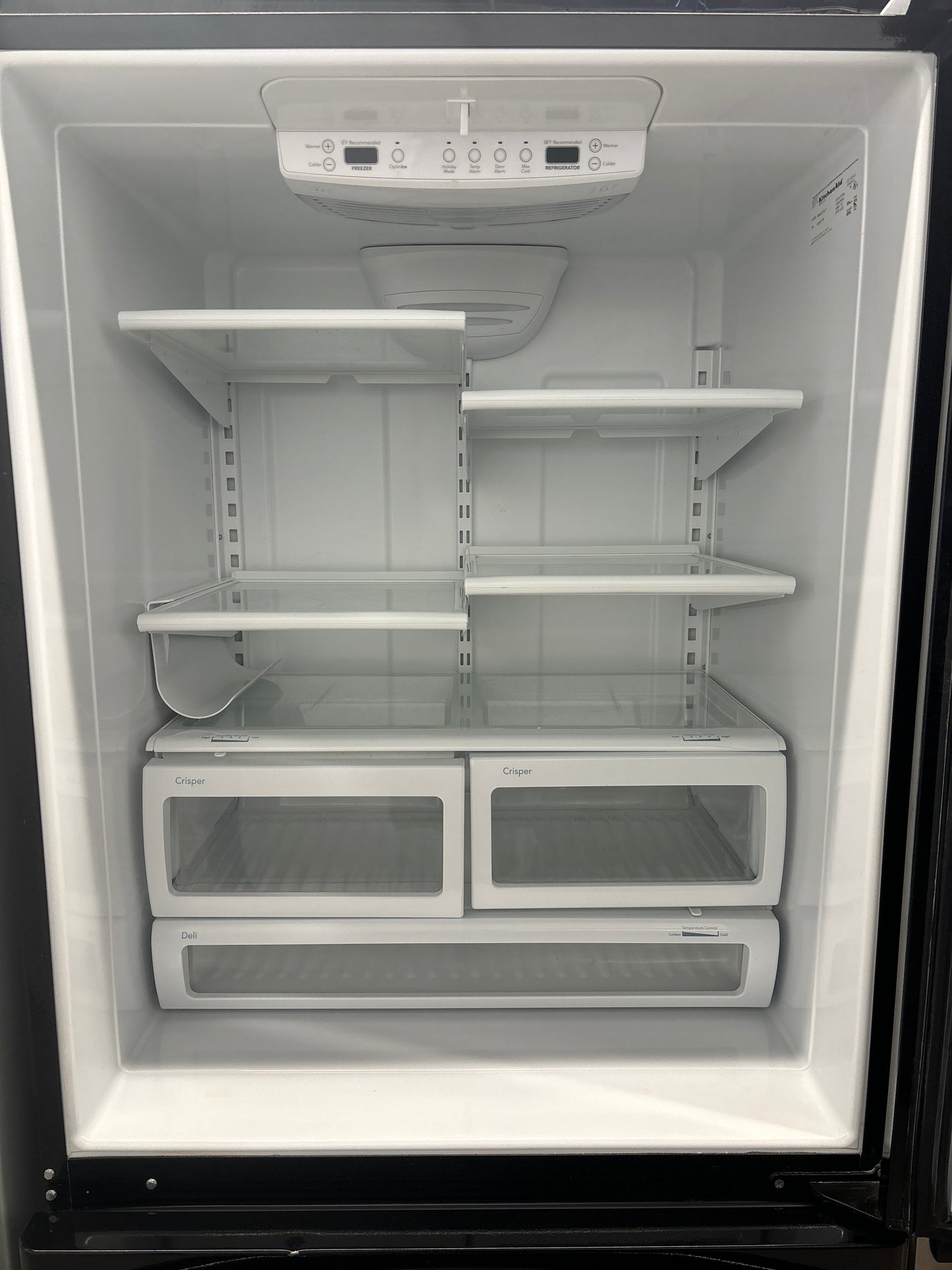 KitchenAid 33” Bottom Freezer Refrigerator - KBRS22KTBL01