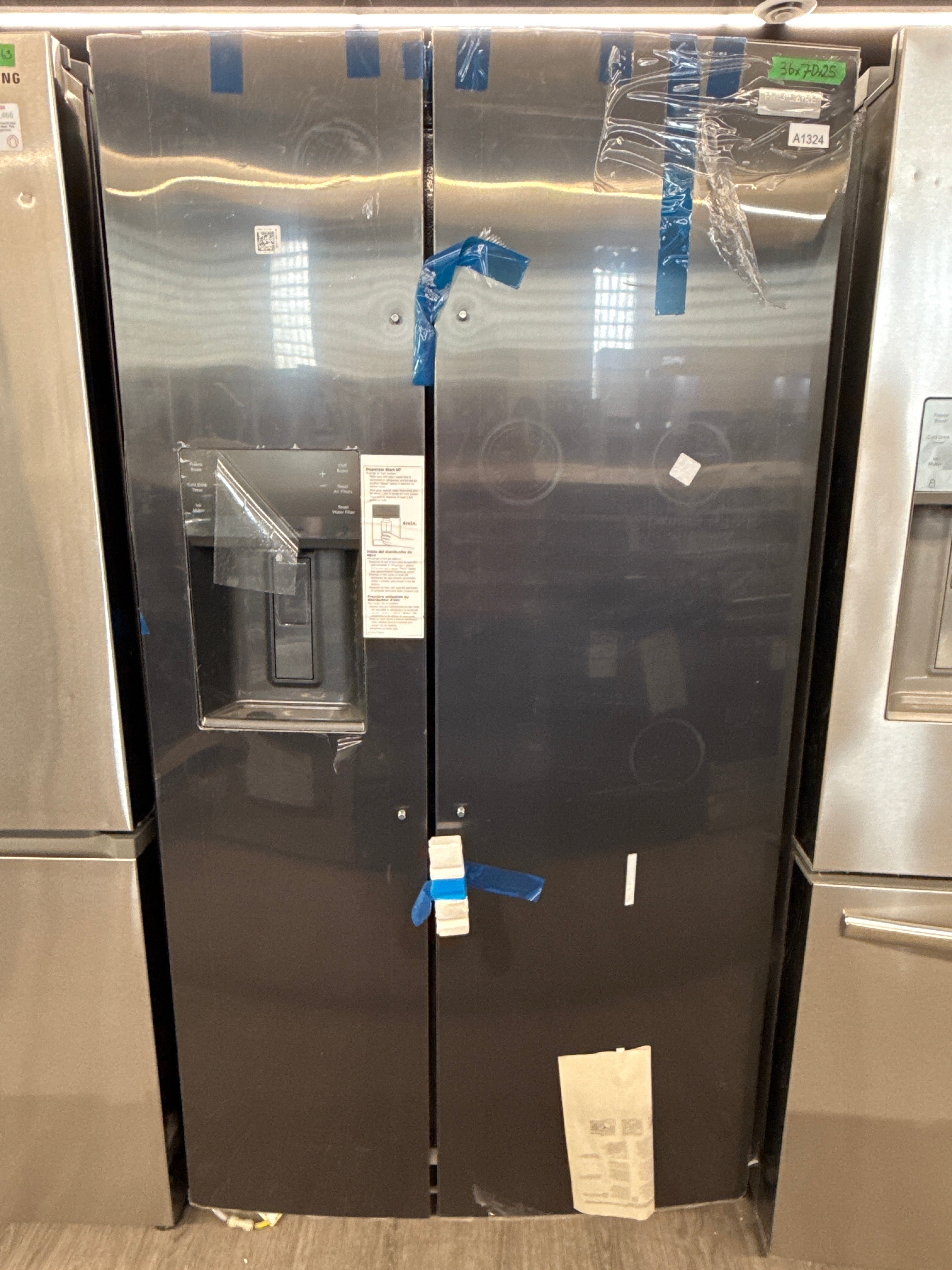 Open Box Frigidaire 36” Side By Side Refirigerator GRSC2352AD8