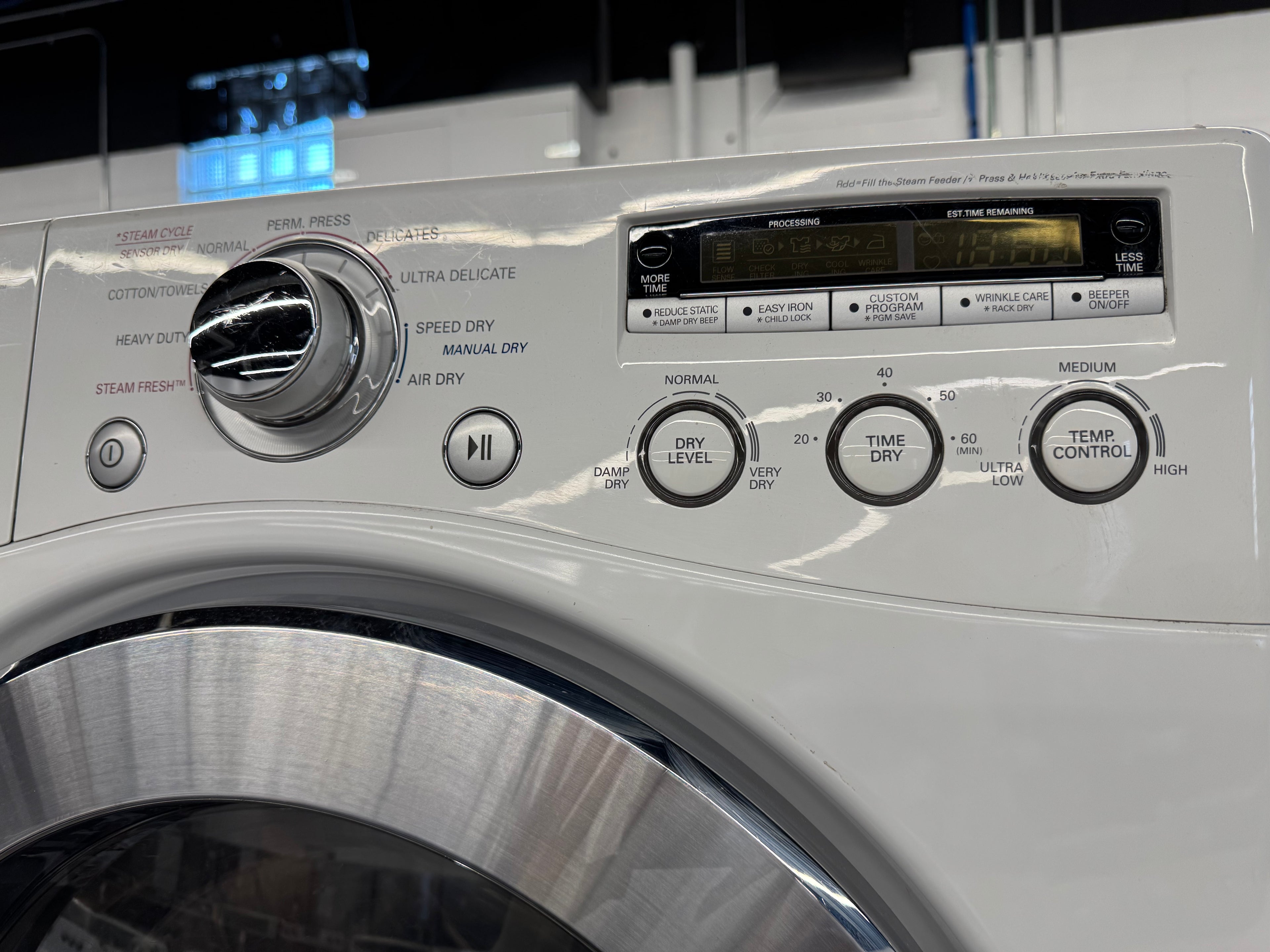 LG 27” Front Load Washer & Dryer Set (WM2301HW & DLEX2501W)