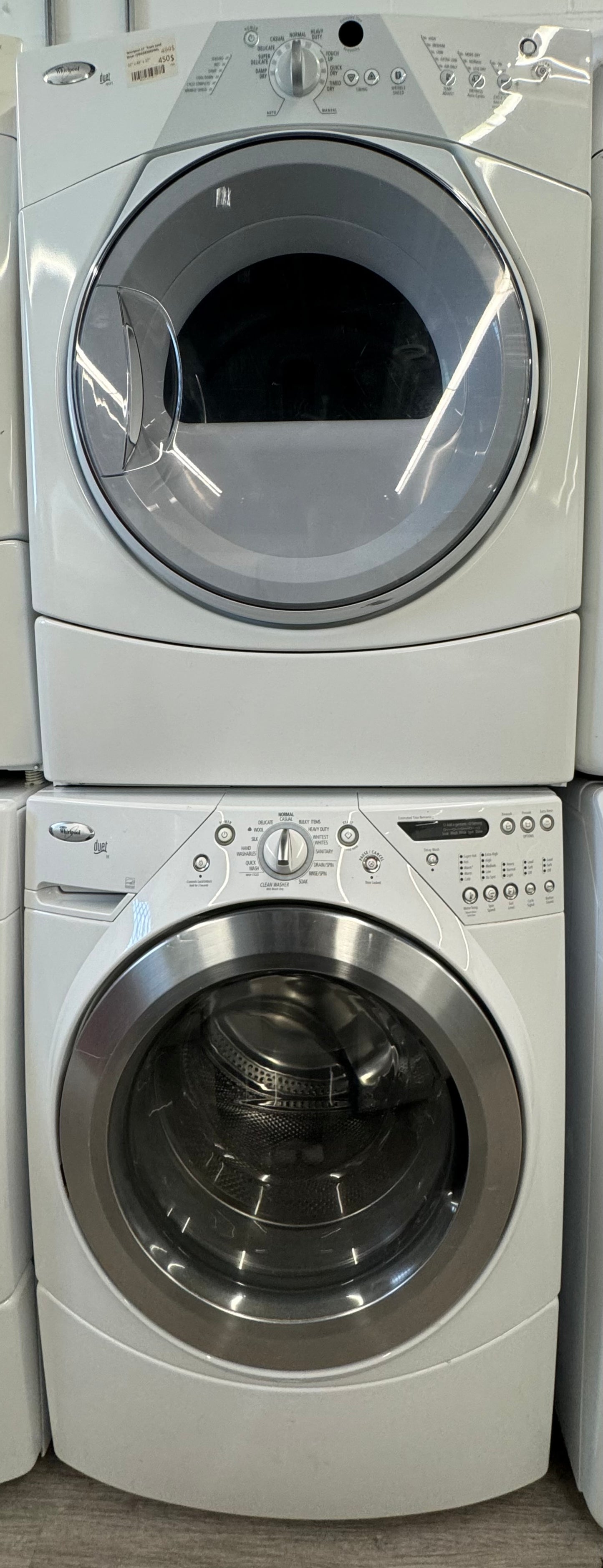 Whirlpool 27" Front Load Washer/Dryer Set