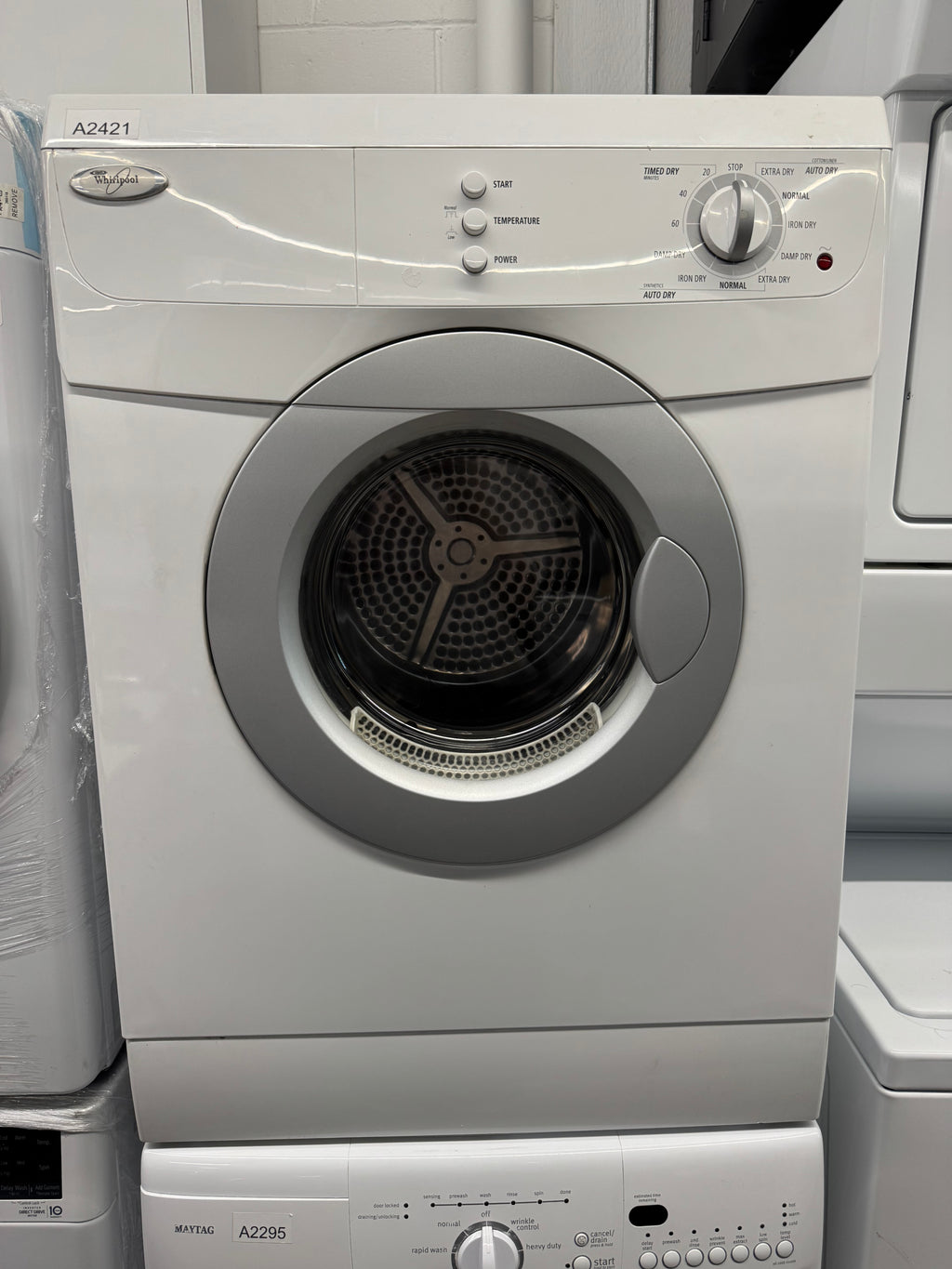Whirlpool 24” Front Load Dryer - YWED7500VW/1