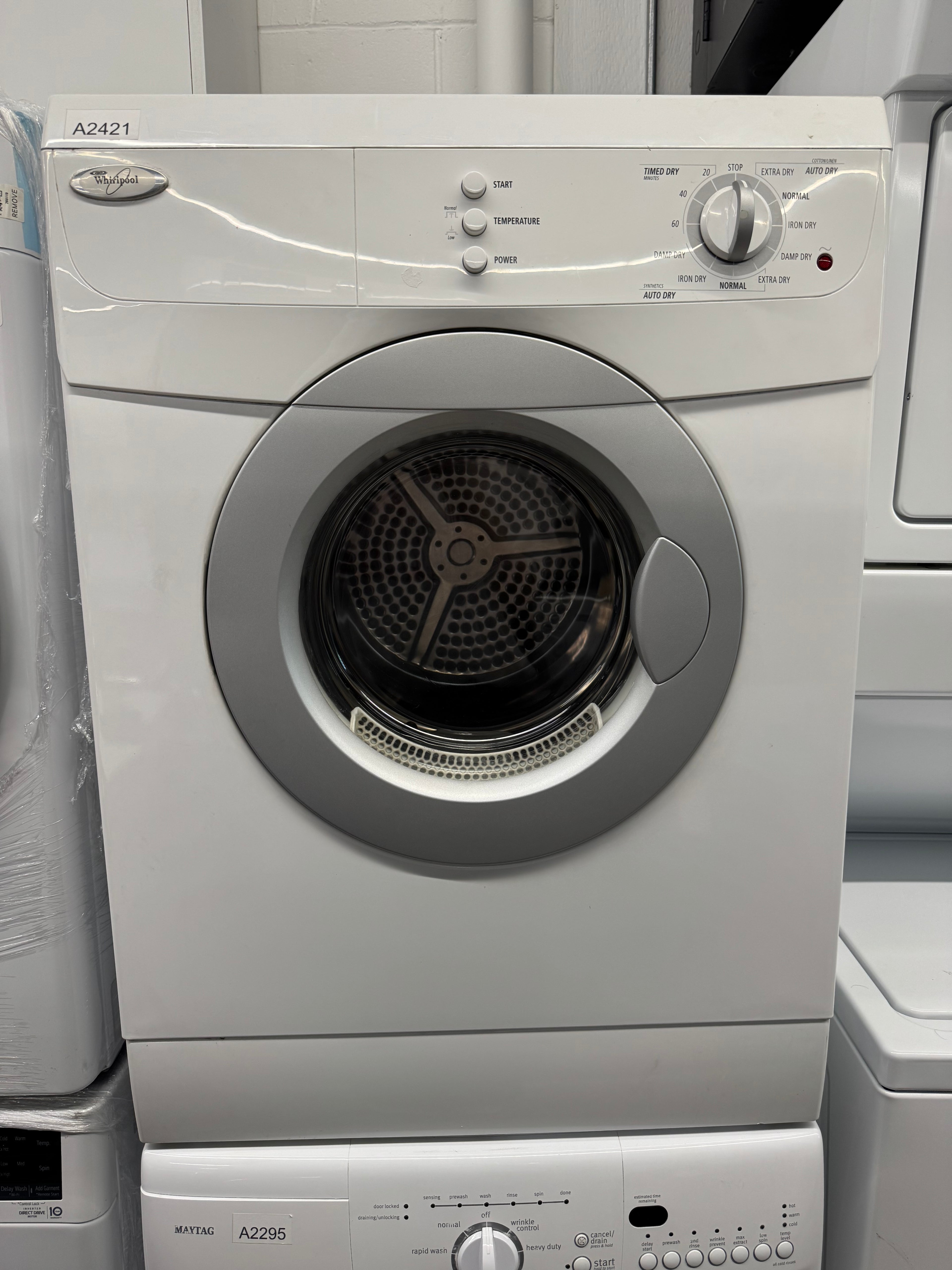 Whirlpool 24” Front Load Dryer - YWED7500VW/1
