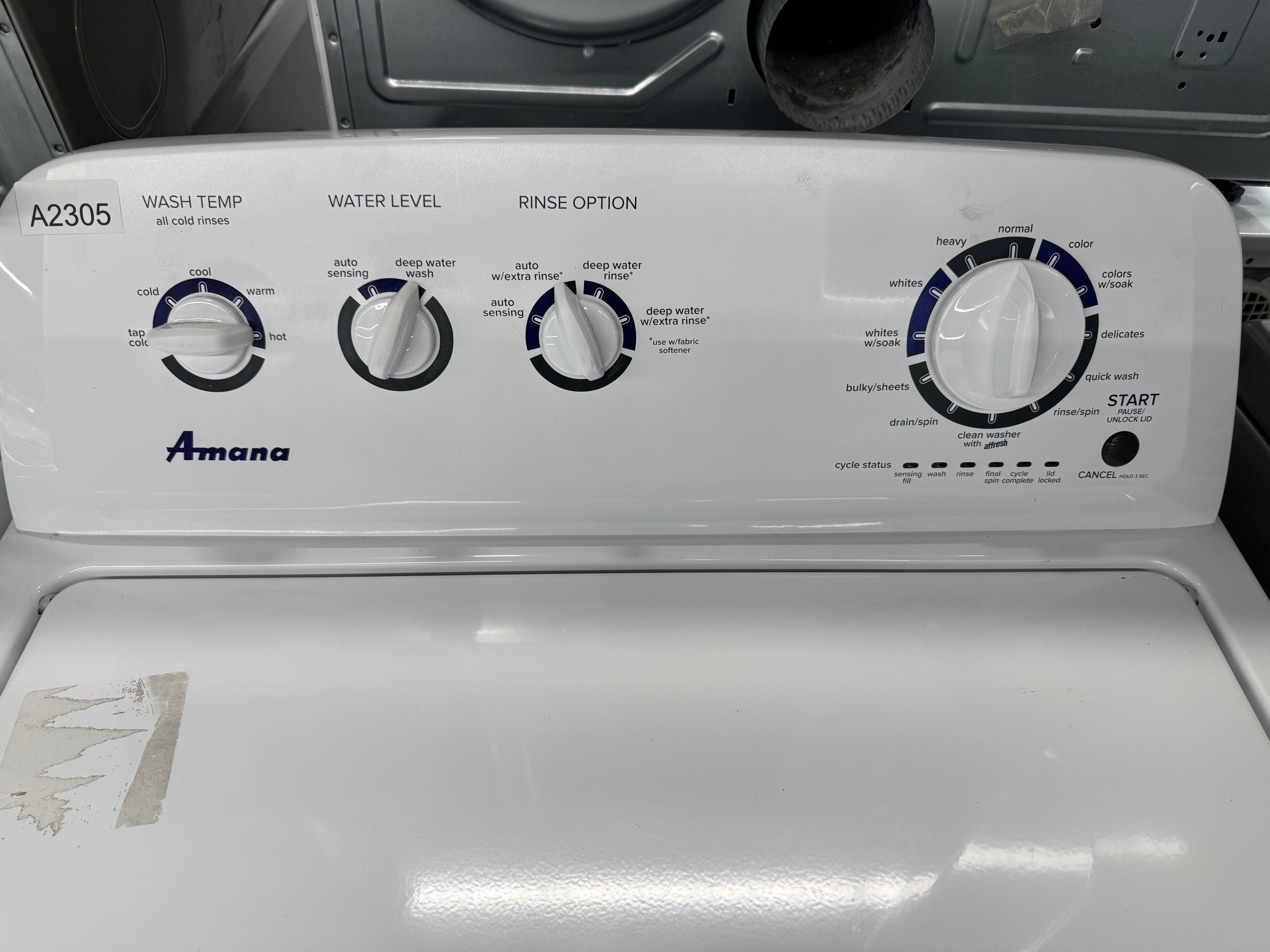 OPEN BOX - Amana 28” Top Load Washer - NTW4519JW2