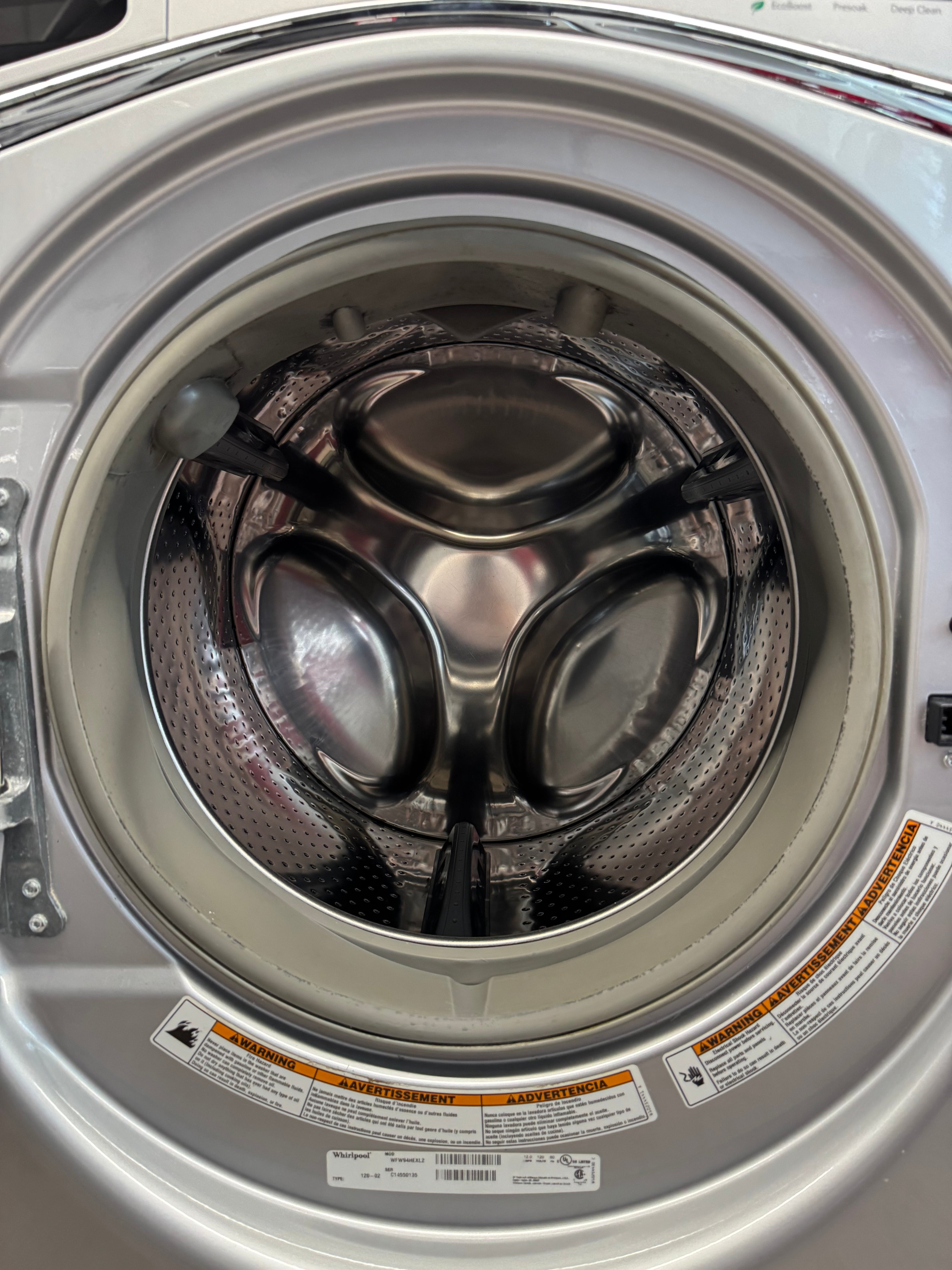 Whirlpool 27” Front Load Washer - WFW94HEXL2
