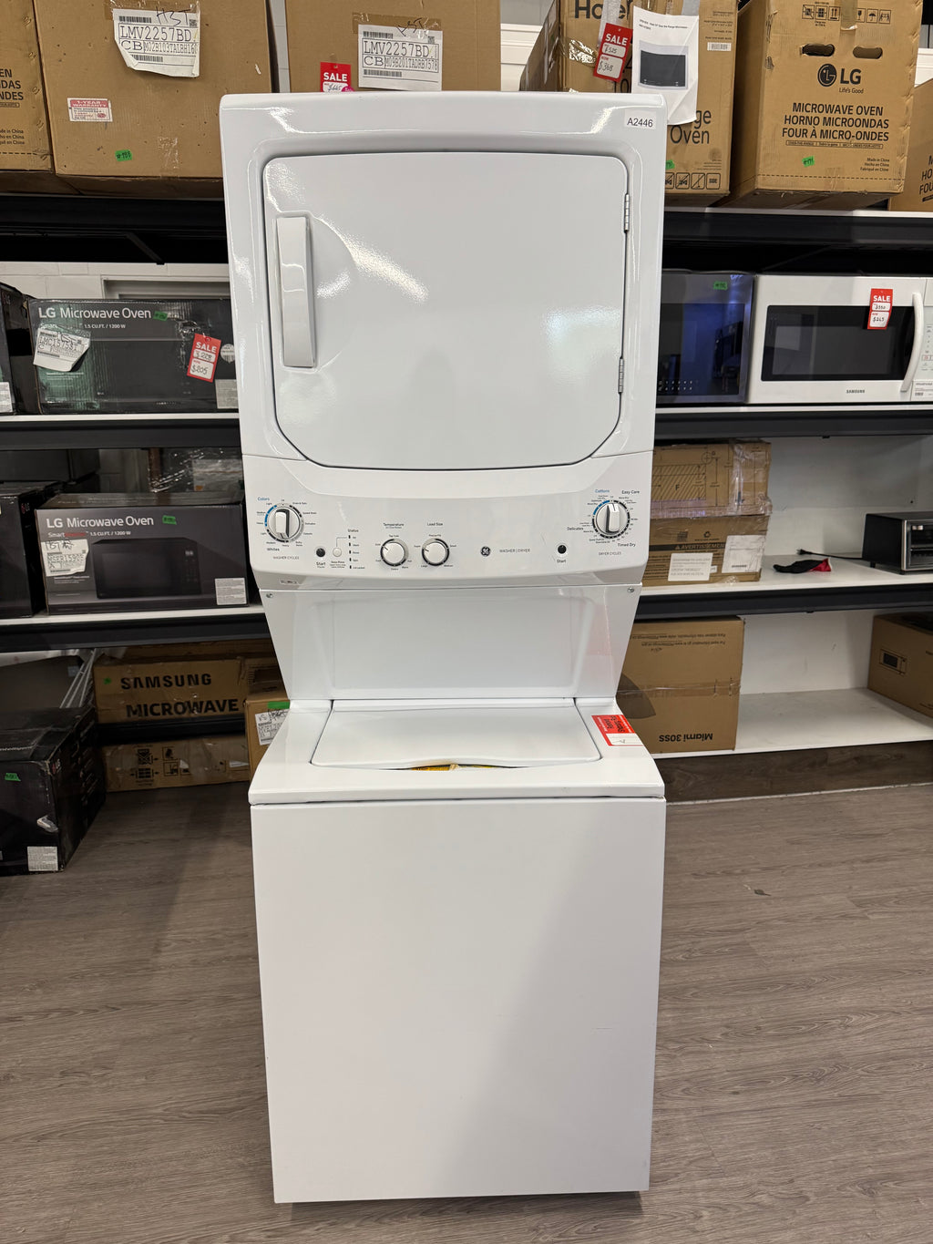 GE 27” Laundry Center - GUD27ESMM1WW