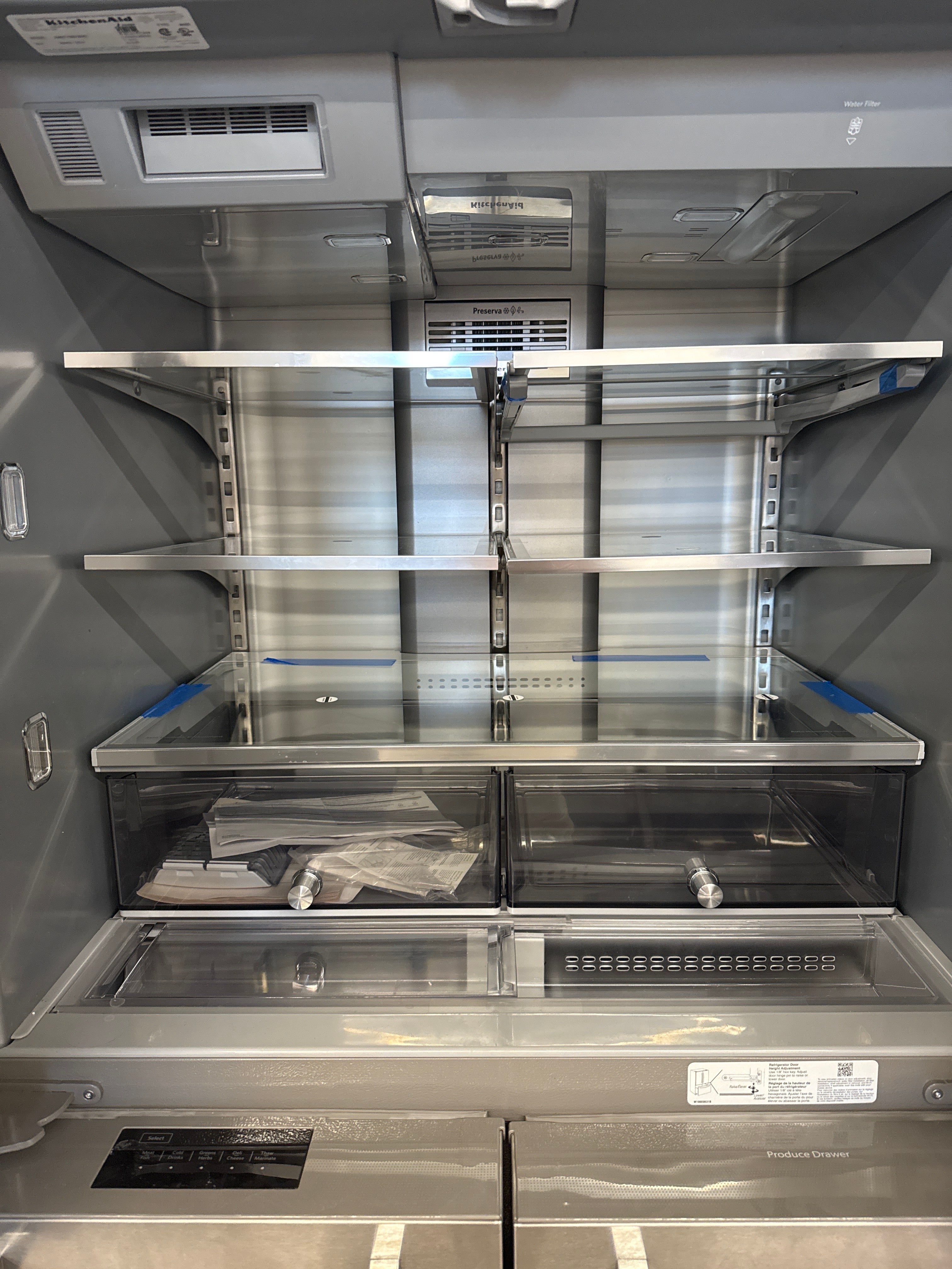 OPEN-BOX - KitchenAid 36” French Door with Water & Ice Dispenser - KRMF706ESS