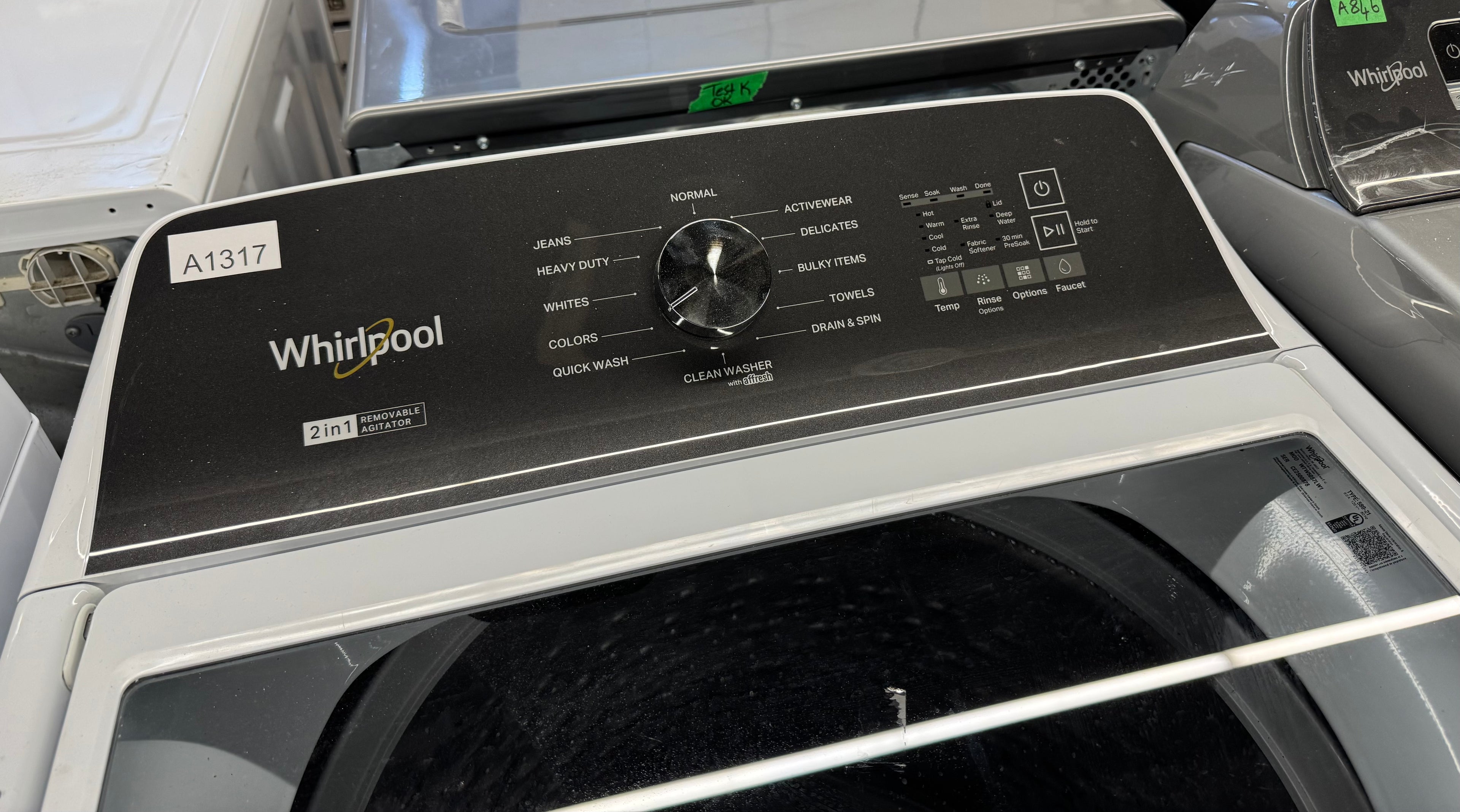 Whirlpool 27” Top Load Washer - WTW5057LW1