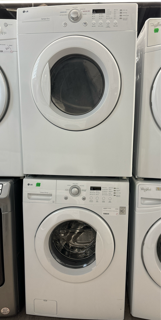 LG 27" WASHER AND DRYER SET WM2010CW / DLE1310W